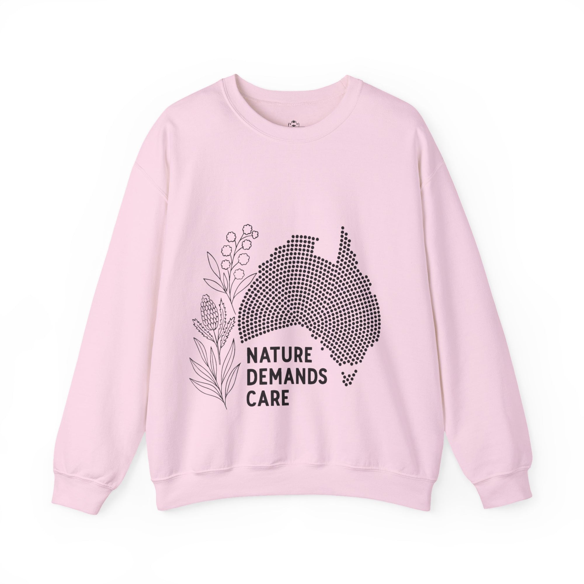 Nature Demands Care Unisex Crewneck Sweatshirt | Cozy Gift for Travelers, Fashion Lovers, Tasmania Souvenir, Comfortable Sweatshirt, [...]