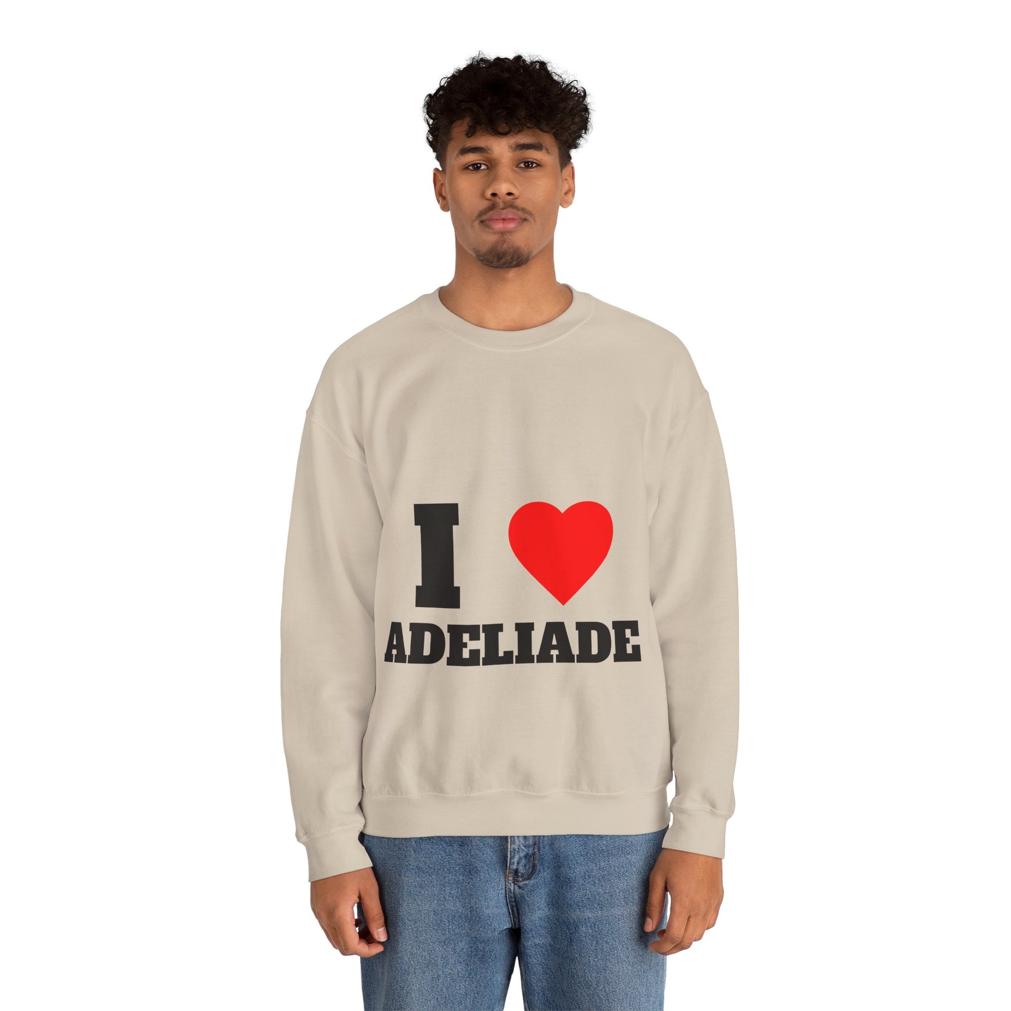 I Love Adeliade Unisex Crewneck Sweatshirt | Cozy Gift for Travelers, Fashion Lovers, Tasmania Souvenir, Comfortable Sweatshirt, [...]