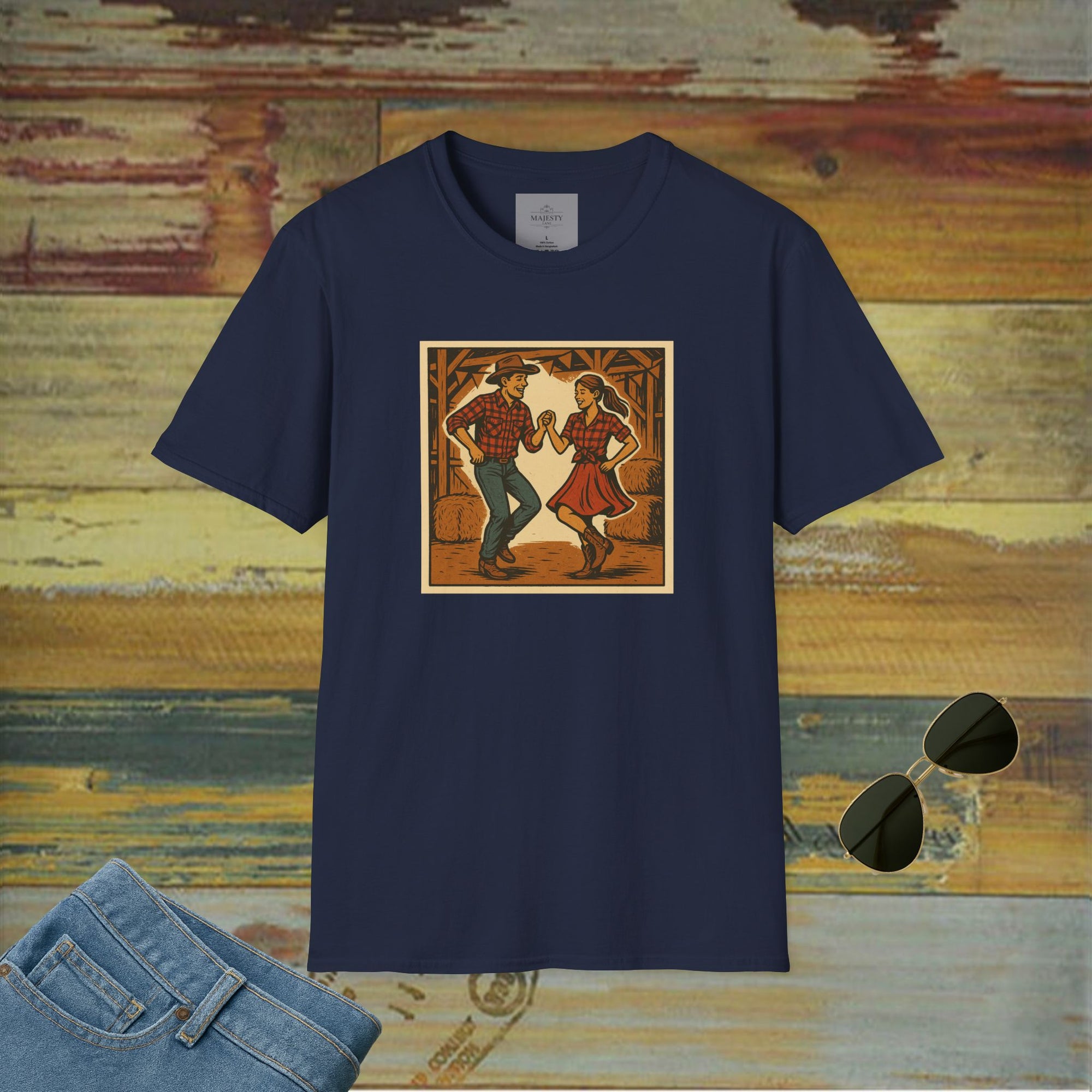 Country's Energy Coming Together Unisex T-Shirt, Softstyle Tee, Inspirational Shirt, Heartfelt Gift
