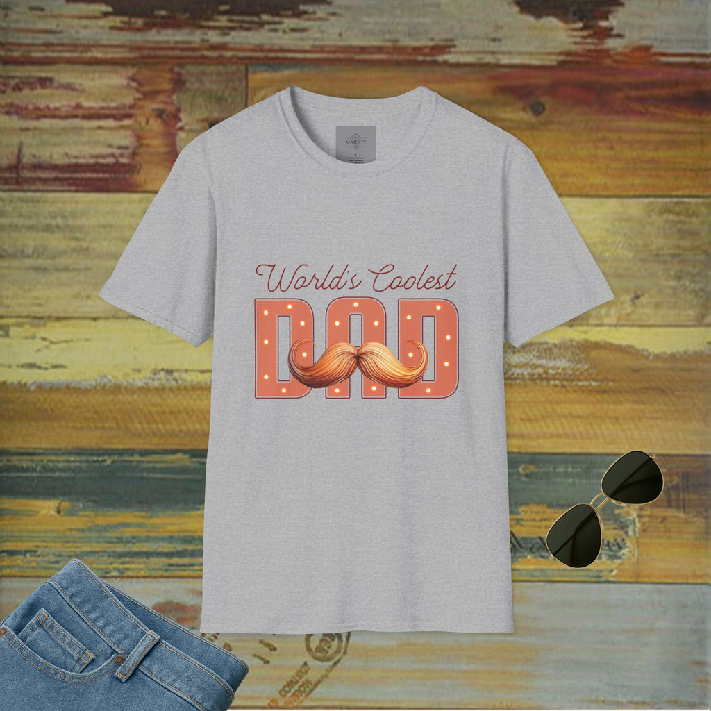 World's Coolest Dad T-Shirt, Softstyle Tee