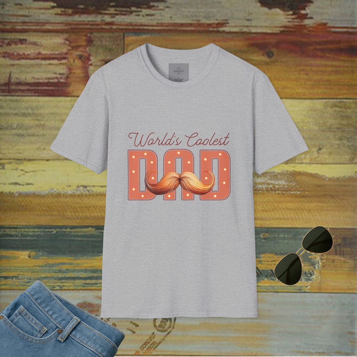World's Coolest Dad T-Shirt, Softstyle Tee