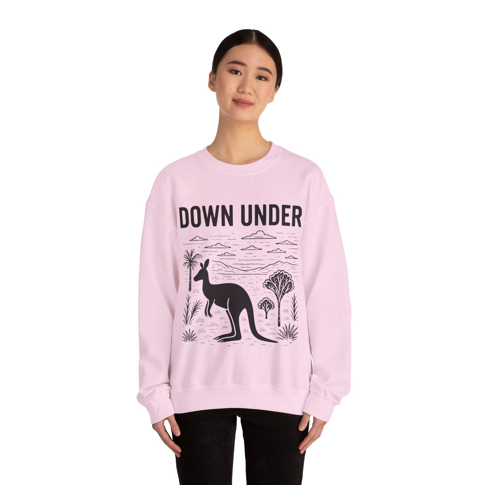Down Under Unisex Crewneck Sweatshirt | Cozy Gift for Travelers, Fashion Lovers, Tasmania Souvenir, Comfortable Sweatshirt, [...]