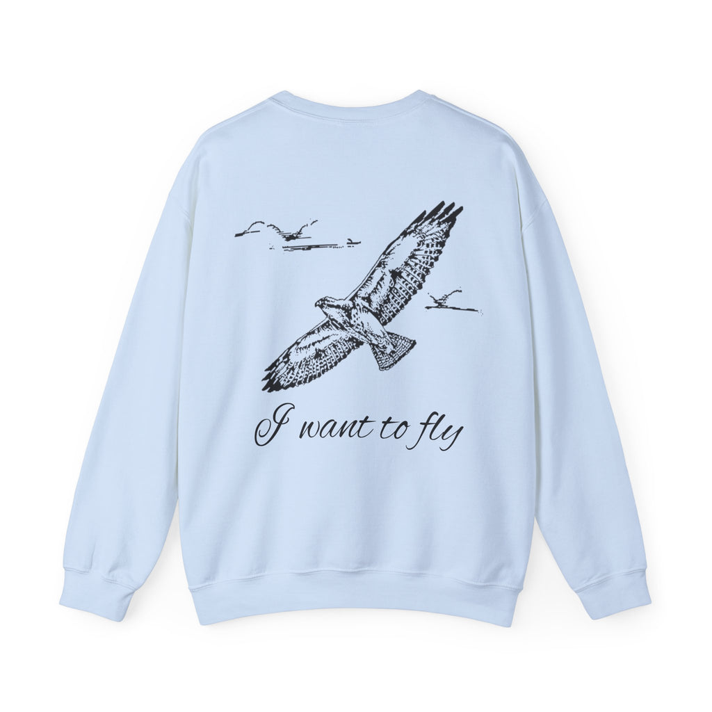 I Want to Fly Unisex Crewneck Sweatshirt | Cozy Gift for Travelers, Fashion Lovers, Tasmania Souvenir, Comfortable Sweatshirt, [...]