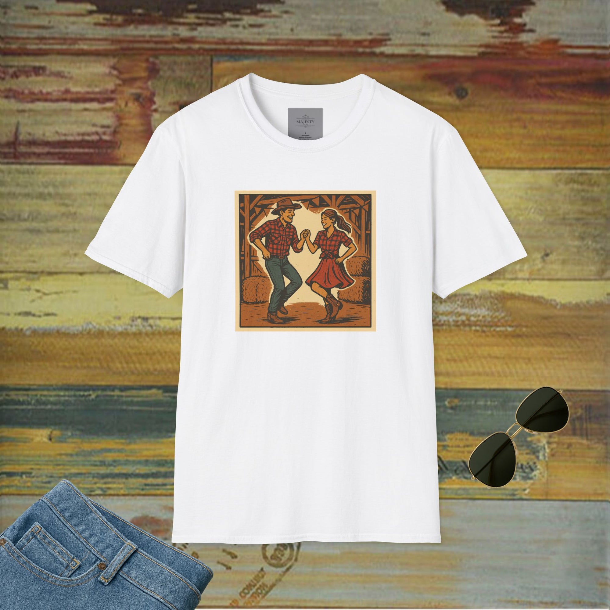 Country's Energy Coming Together Unisex T-Shirt, Softstyle Tee, Inspirational Shirt, Heartfelt Gift