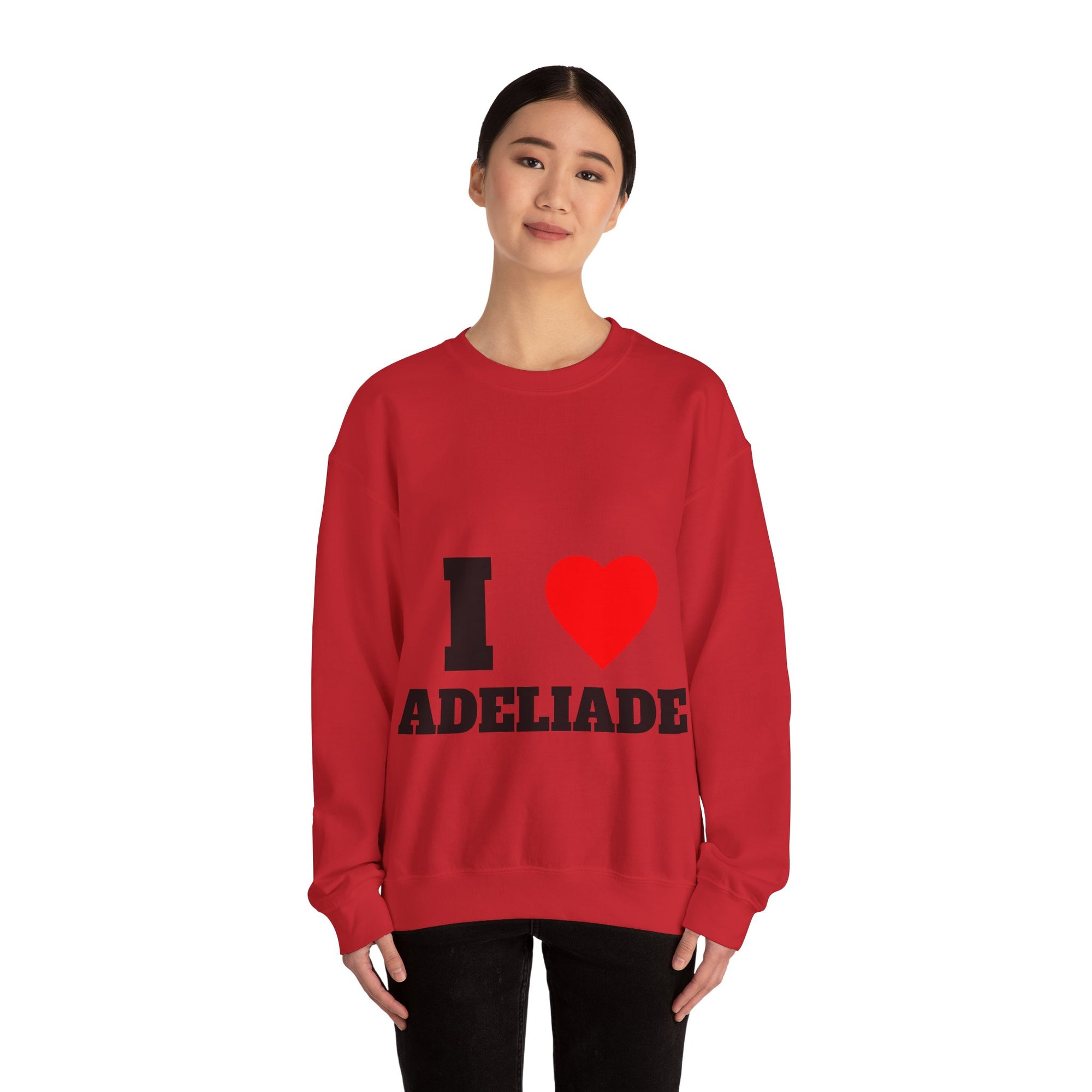I Love Adeliade Unisex Crewneck Sweatshirt | Cozy Gift for Travelers, Fashion Lovers, Tasmania Souvenir, Comfortable Sweatshirt, [...]