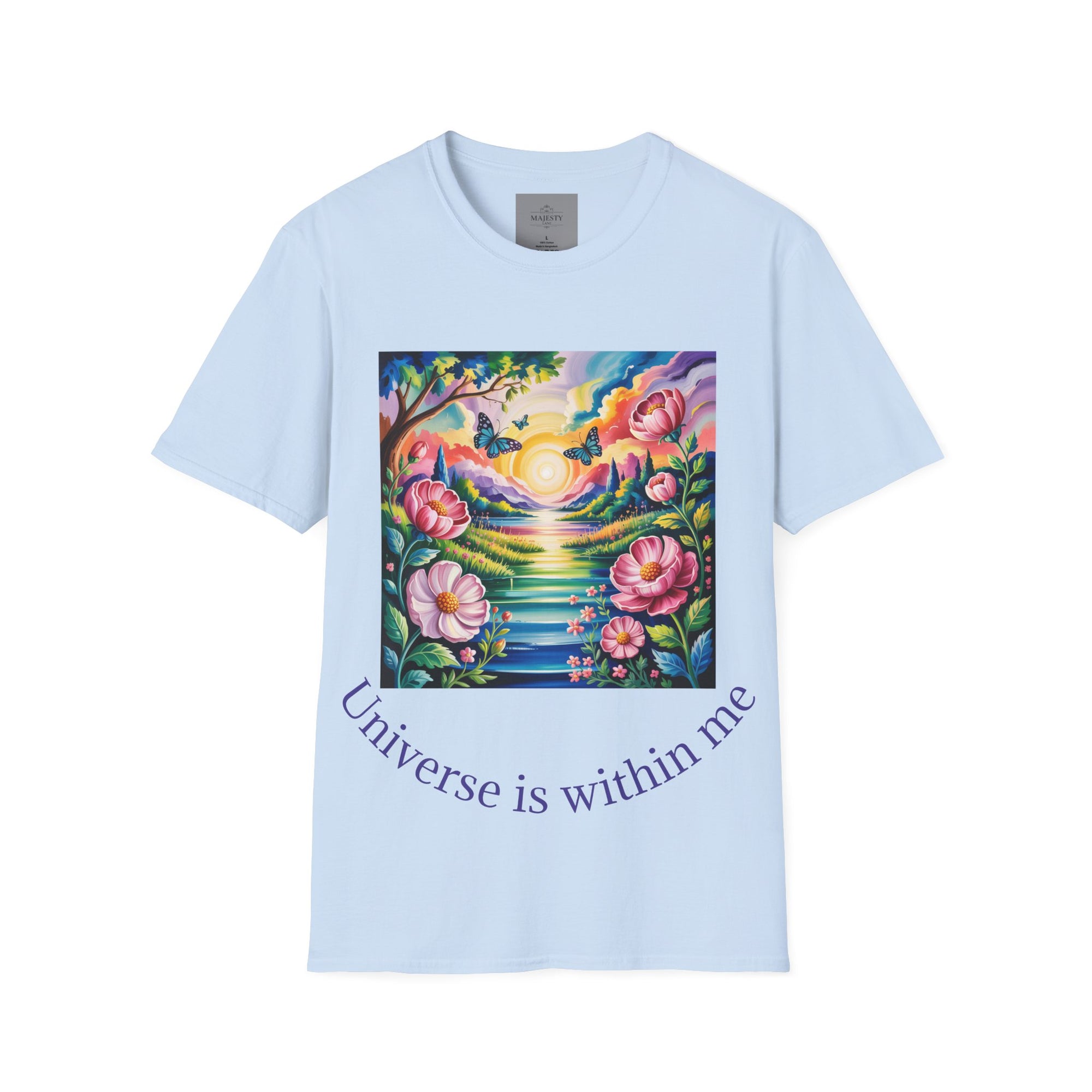 Universe is Within Me Unisex T-Shirt, Softstyle Tee, Inspirational Shirt, Heartfelt Gift