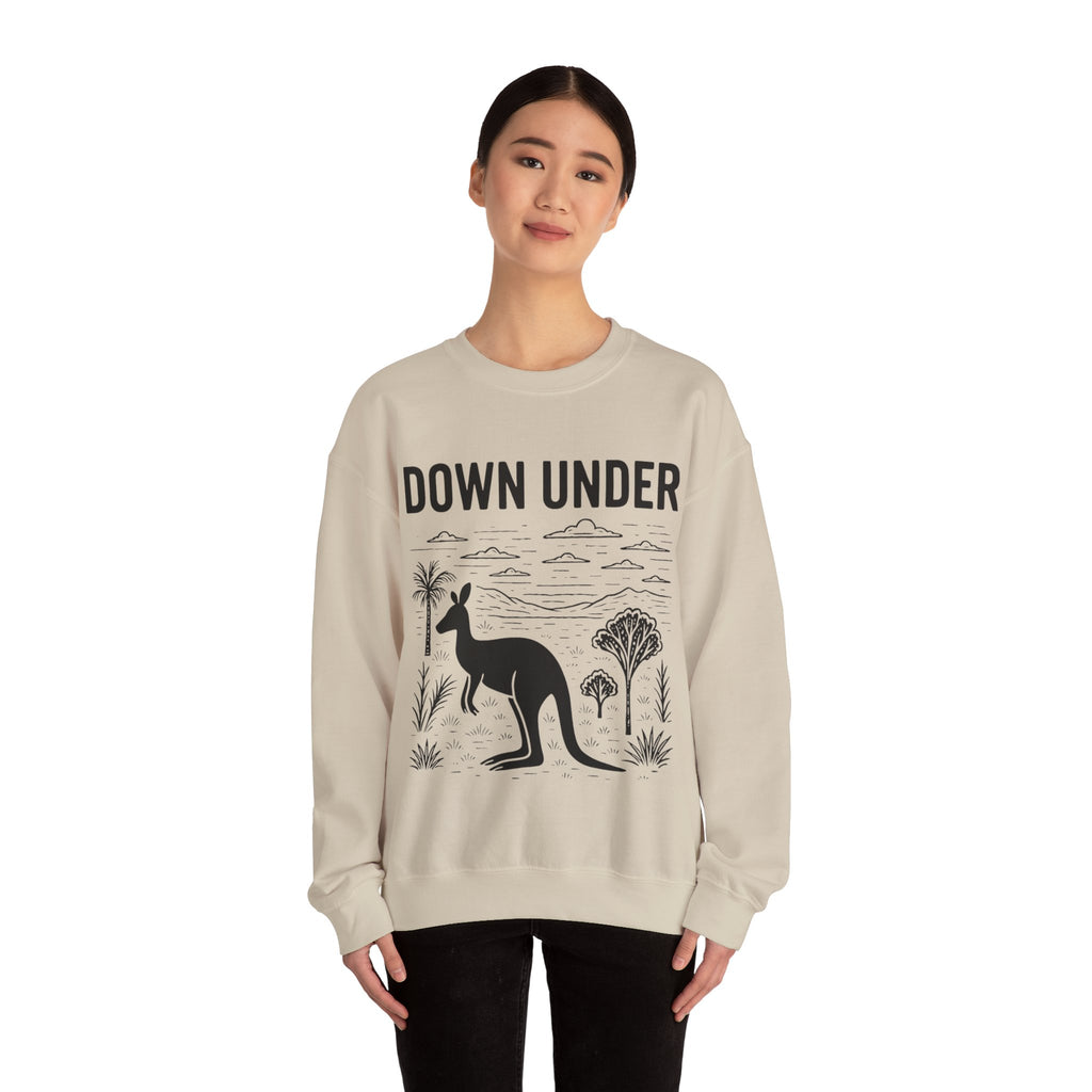 Down Under Unisex Crewneck Sweatshirt | Cozy Gift for Travelers, Fashion Lovers, Tasmania Souvenir, Comfortable Sweatshirt, [...]