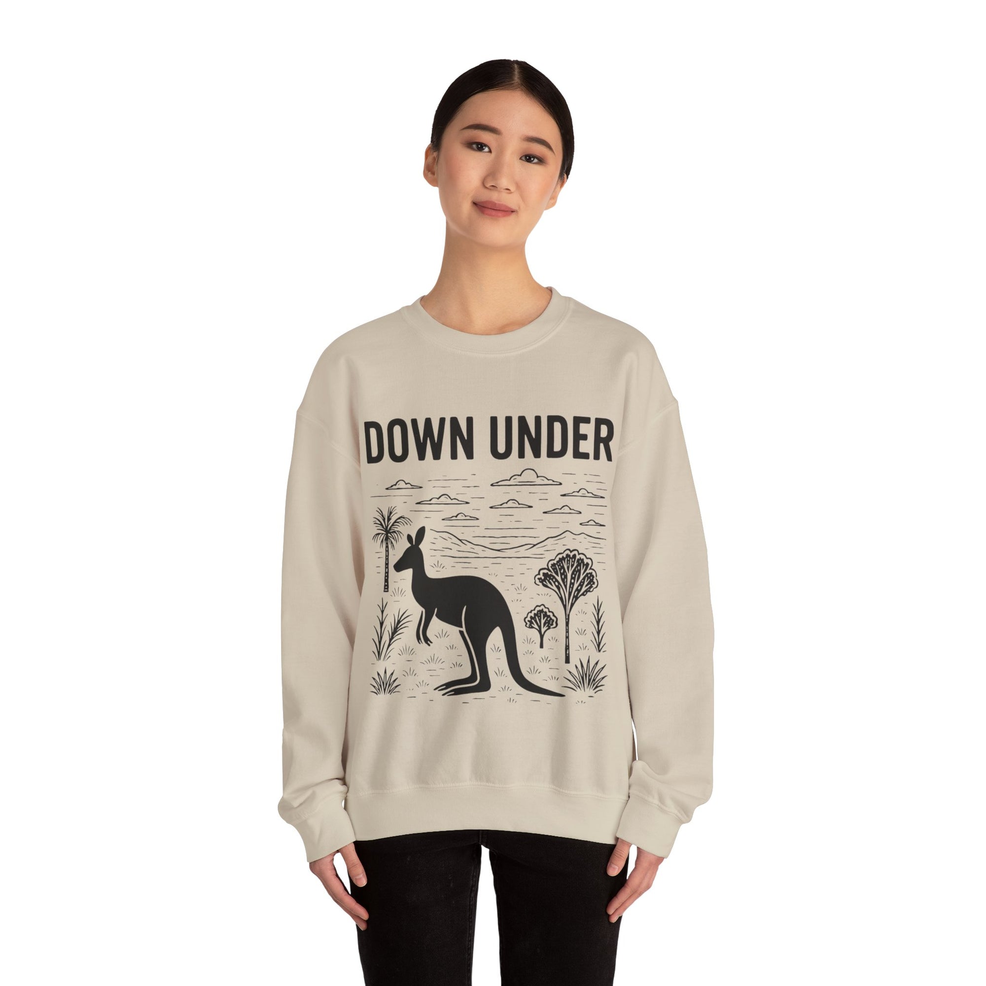 Down Under Unisex Crewneck Sweatshirt | Cozy Gift for Travelers, Fashion Lovers, Tasmania Souvenir, Comfortable Sweatshirt, [...]