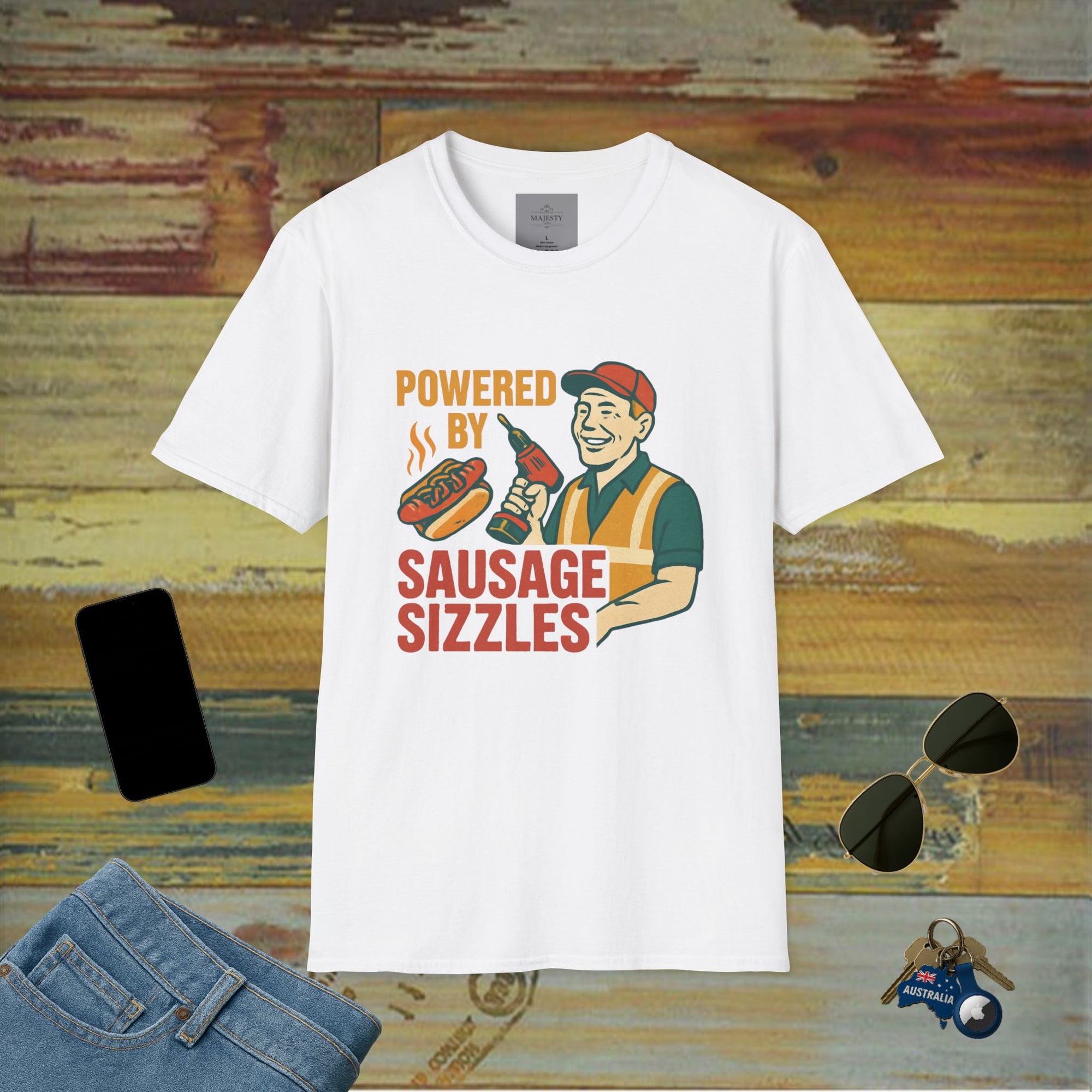 Susage Sizzles Dad T-Shirt, Softstyle Tee