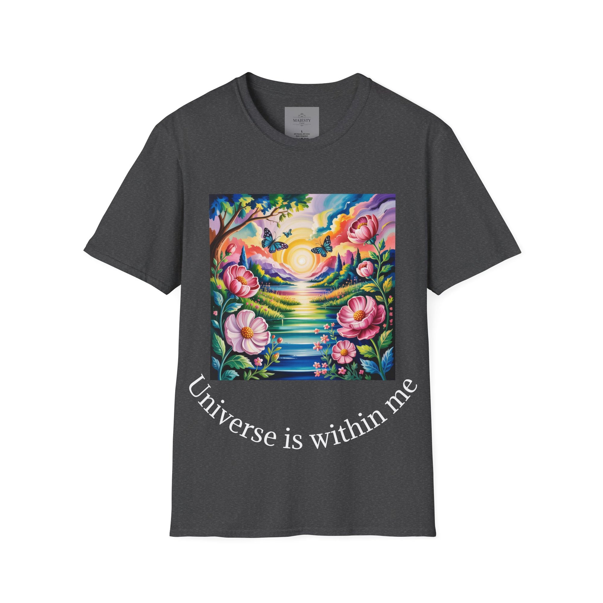 Universe is Within Me Unisex T-Shirt, Softstyle Tee, Inspirational Shirt, Heartfelt Gift