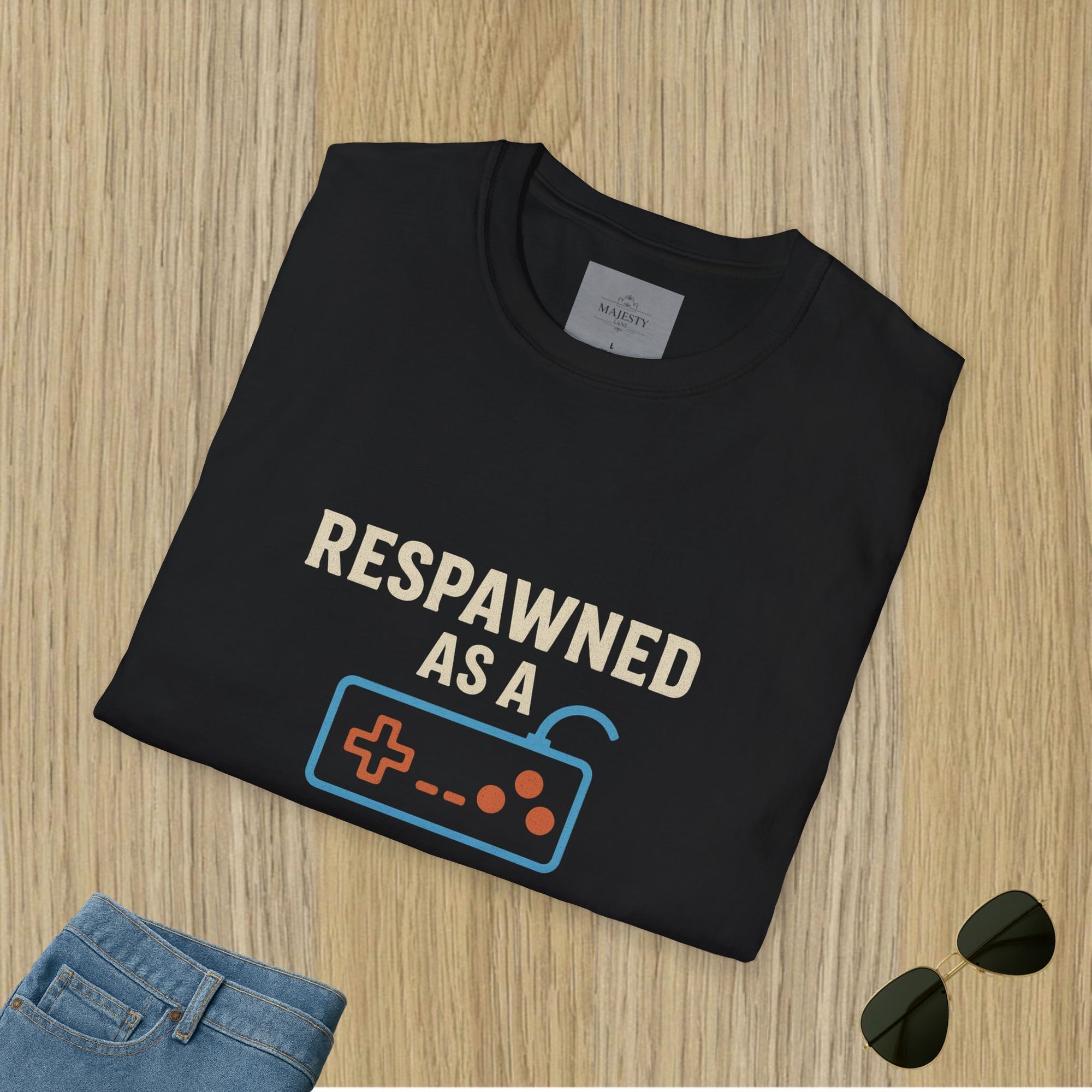 Respawned as a Father T-Shirt, Softstyle Tee