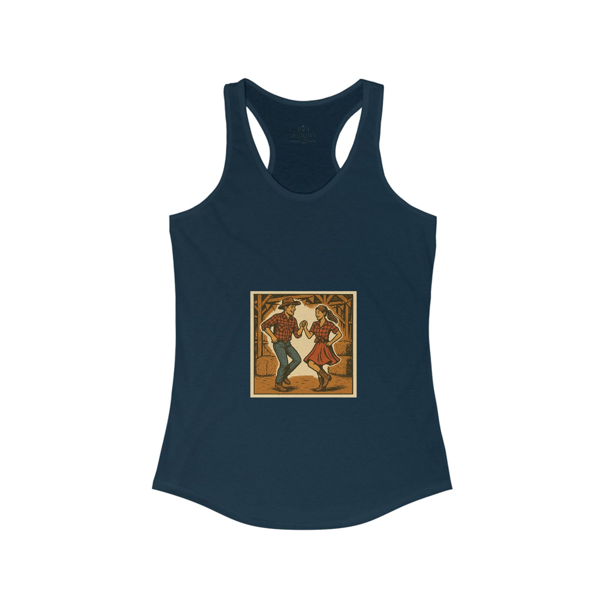 Country's Energy Coming Together Racerback Tank, Bohemian Style Top, Summer Attire, Casual Wear, Gift for Her, Festival Clothing