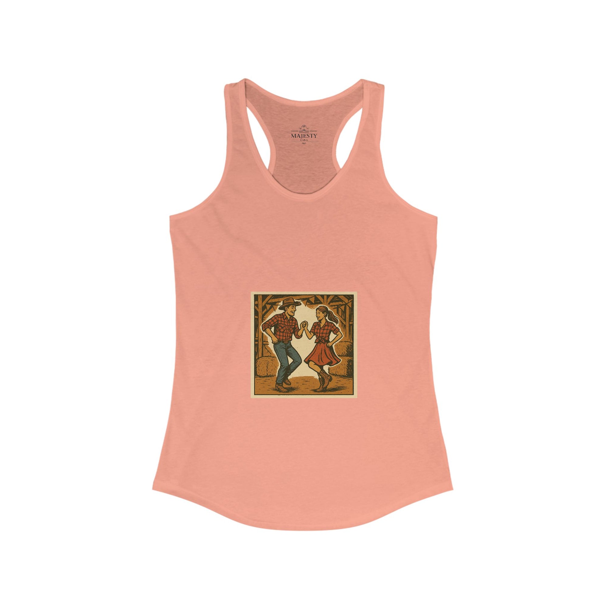 Country's Energy Coming Together Racerback Tank, Bohemian Style Top, Summer Attire, Casual Wear, Gift for Her, Festival Clothing