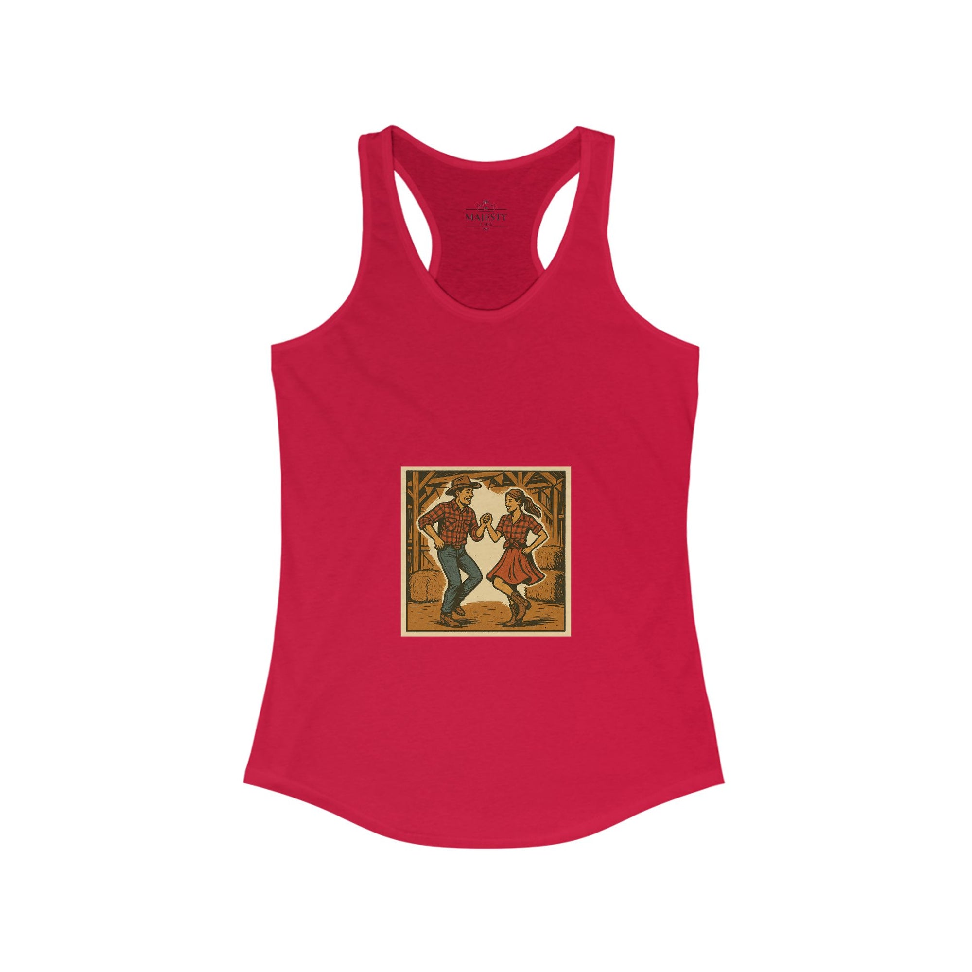Country's Energy Coming Together Racerback Tank, Bohemian Style Top, Summer Attire, Casual Wear, Gift for Her, Festival Clothing