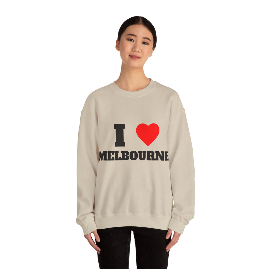 I Love Melbourne Unisex Crewneck Sweatshirt | Cozy Gift for Travelers, Fashion Lovers, Tasmania Souvenir, Comfortable Sweatshirt, [...]