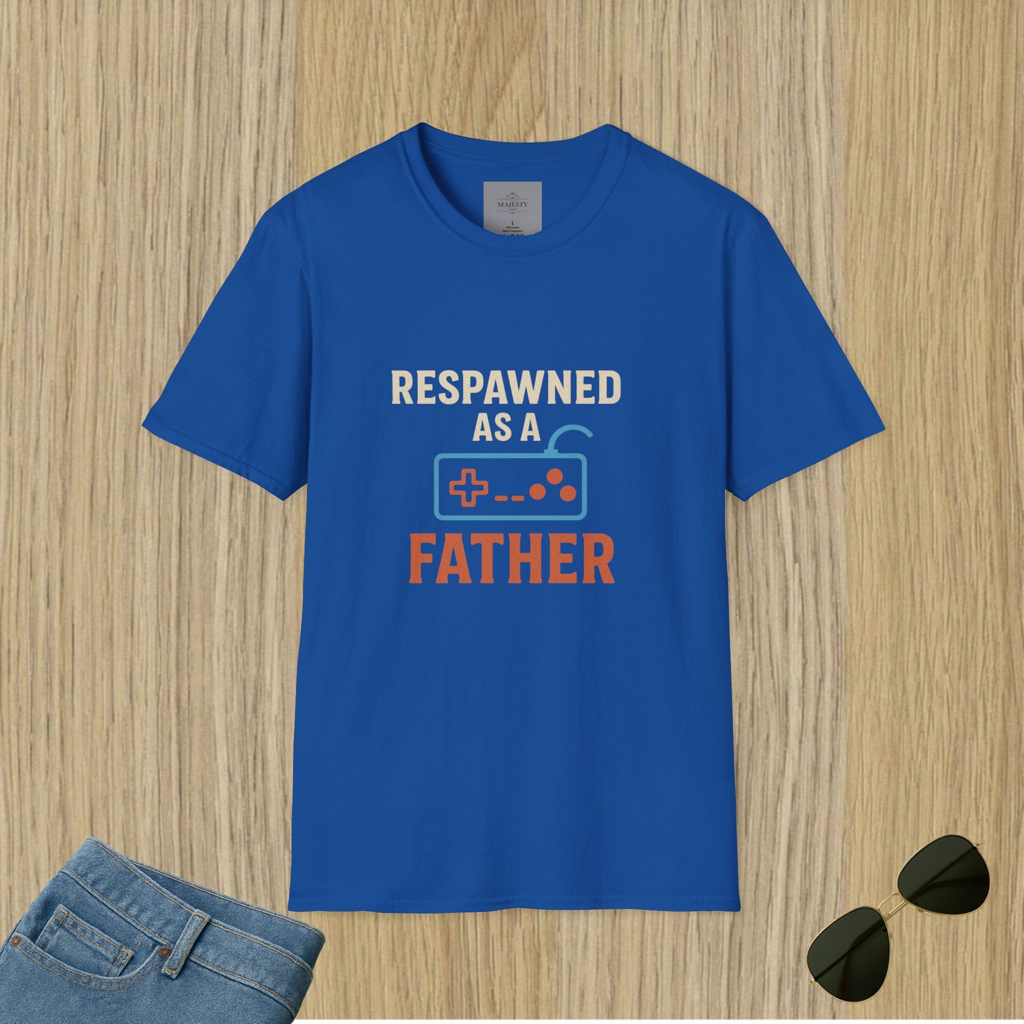 Respawned as a Father T-Shirt, Softstyle Tee