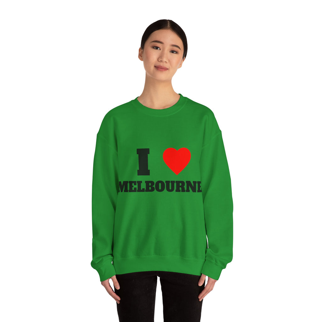 I Love Melbourne Unisex Crewneck Sweatshirt | Cozy Gift for Travelers, Fashion Lovers, Tasmania Souvenir, Comfortable Sweatshirt, [...]