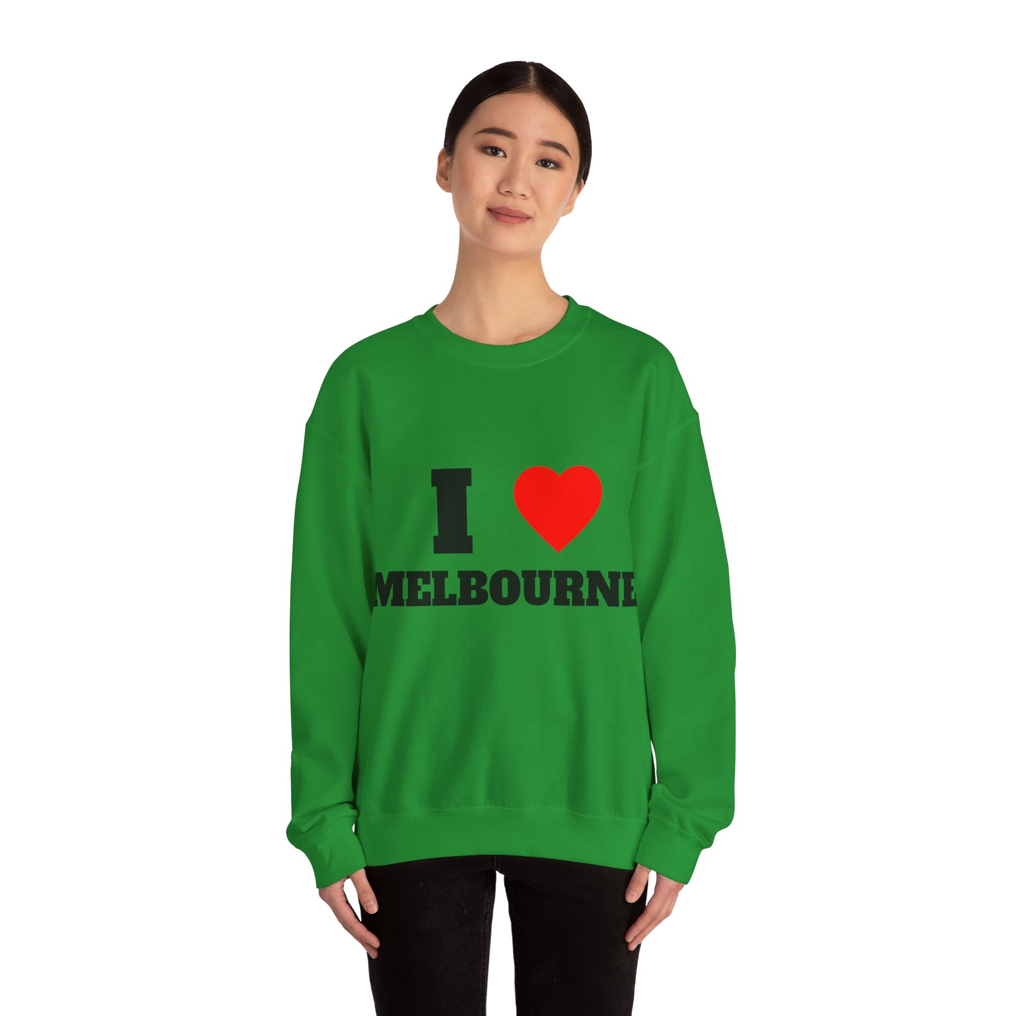 I Love Melbourne Unisex Crewneck Sweatshirt | Cozy Gift for Travelers, Fashion Lovers, Tasmania Souvenir, Comfortable Sweatshirt, [...]