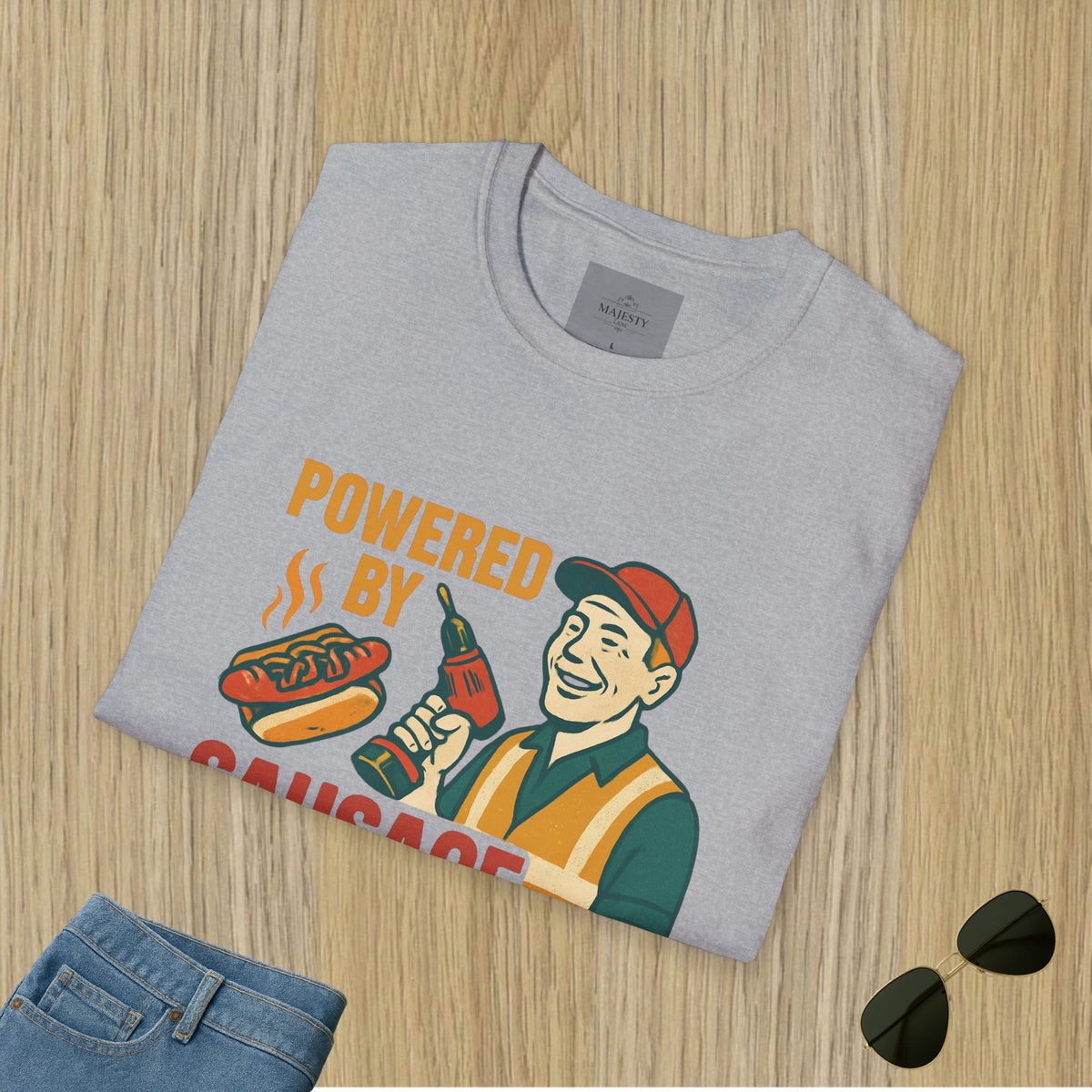 Susage Sizzles Dad T-Shirt, Softstyle Tee