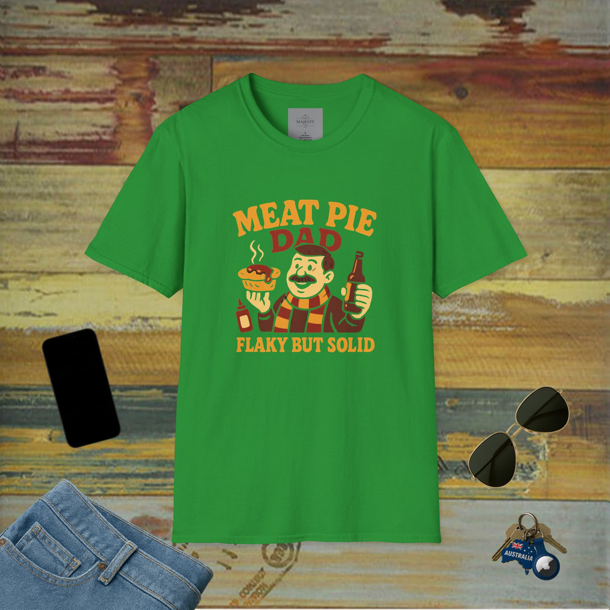 Meat Pie Dad T-Shirt, Softstyle Tee