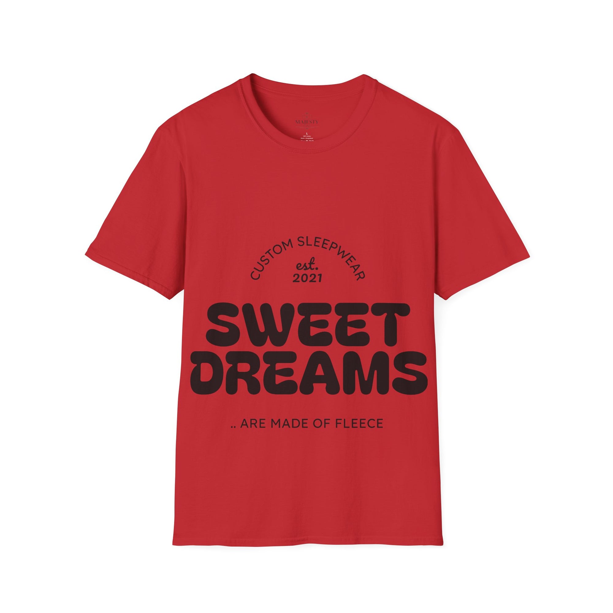 Sweet Dreams Unisex Sleep T-Shirt, Cozy Lounge Wear, Gift for Sleep Lovers, Sleepover Essentials, Custom Sleepwear
