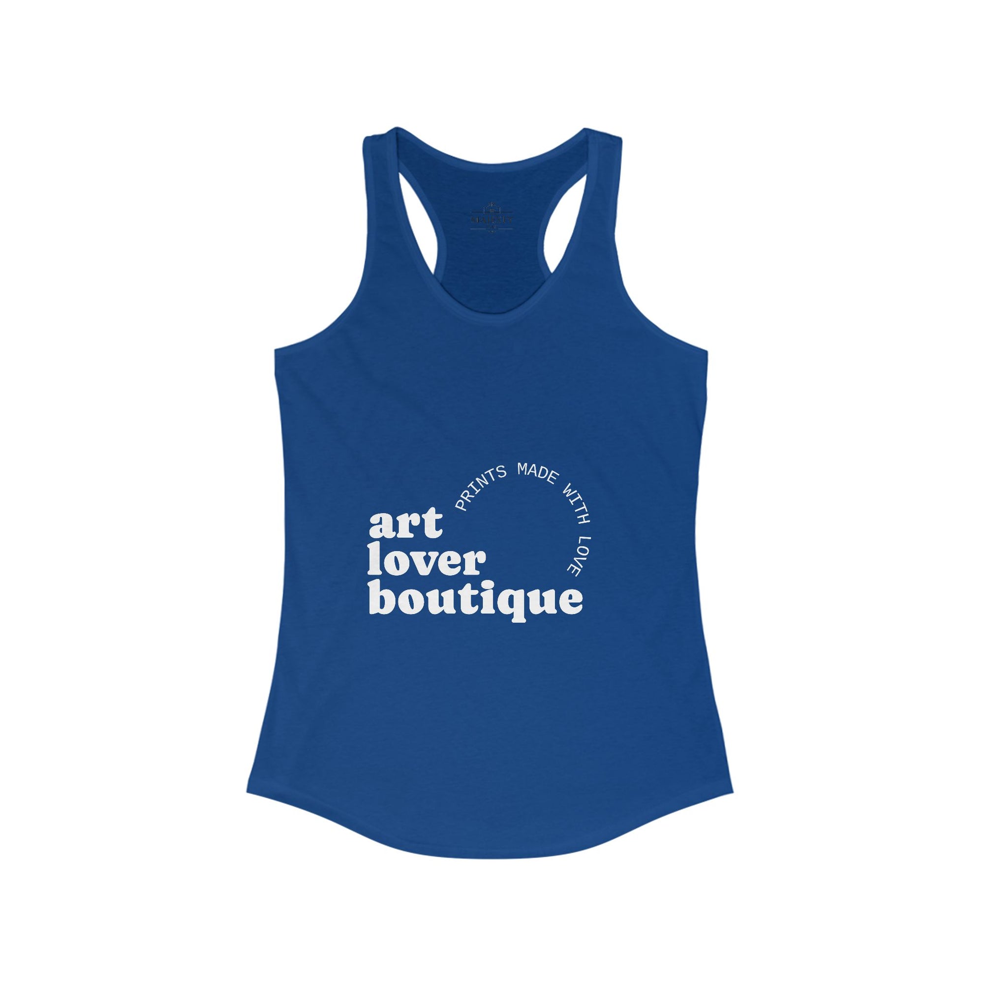 Art Lover Botique Racerback Tank, Bohemian Style Top, Summer Attire, Casual Wear, Gift for Her, Festival Clothing