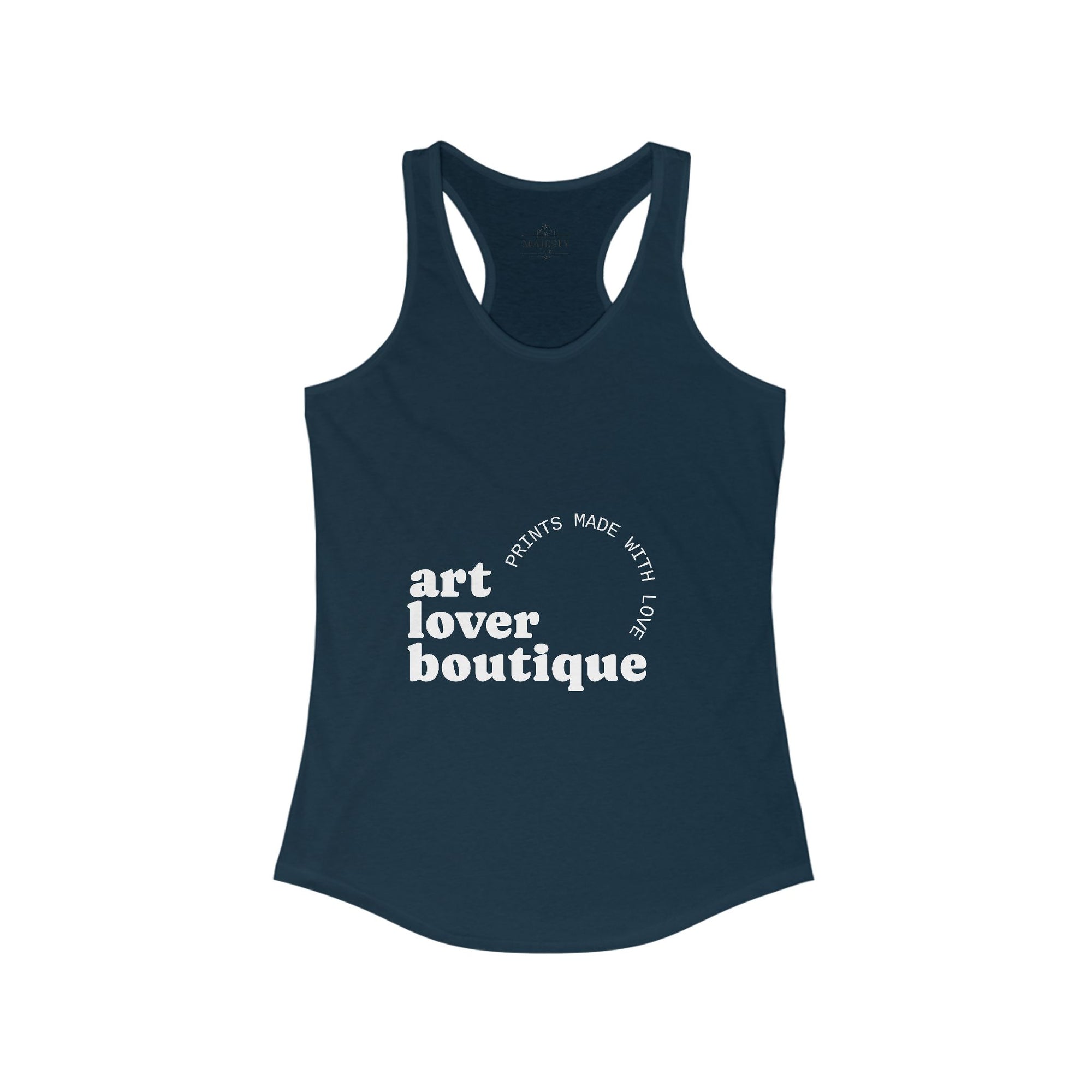Art Lover Botique Racerback Tank, Bohemian Style Top, Summer Attire, Casual Wear, Gift for Her, Festival Clothing