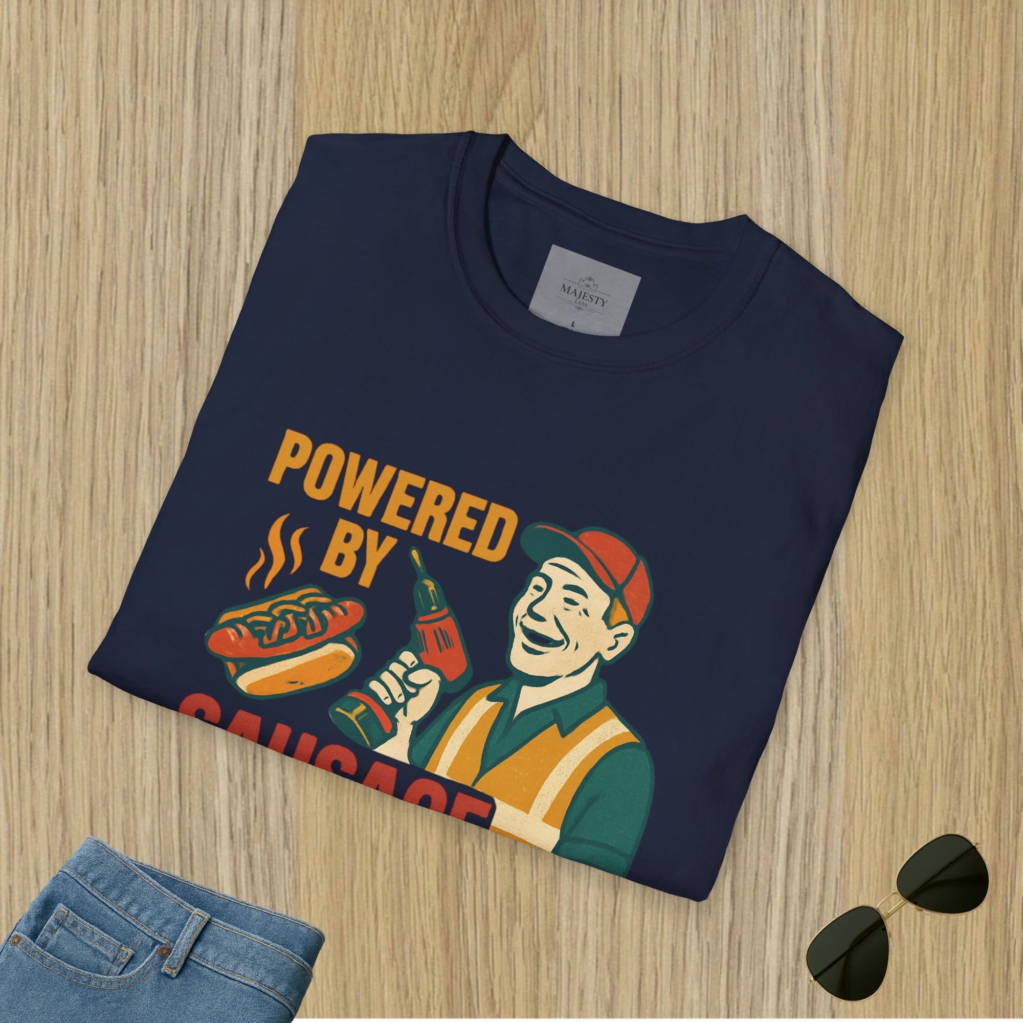 Susage Sizzles Dad T-Shirt, Softstyle Tee