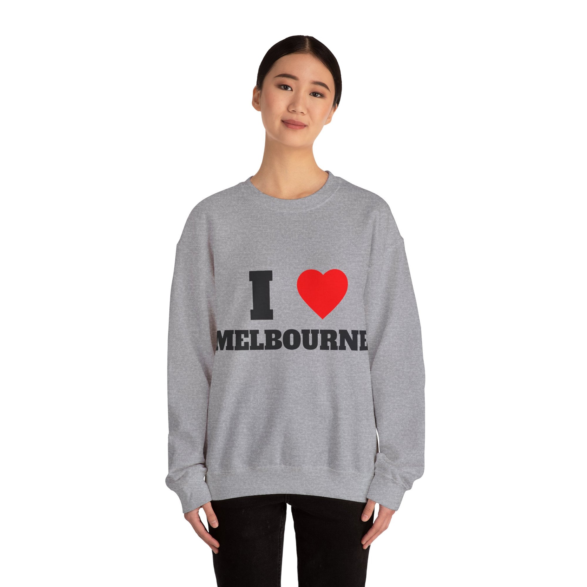 I Love Melbourne Unisex Crewneck Sweatshirt | Cozy Gift for Travelers, Fashion Lovers, Tasmania Souvenir, Comfortable Sweatshirt, [...]