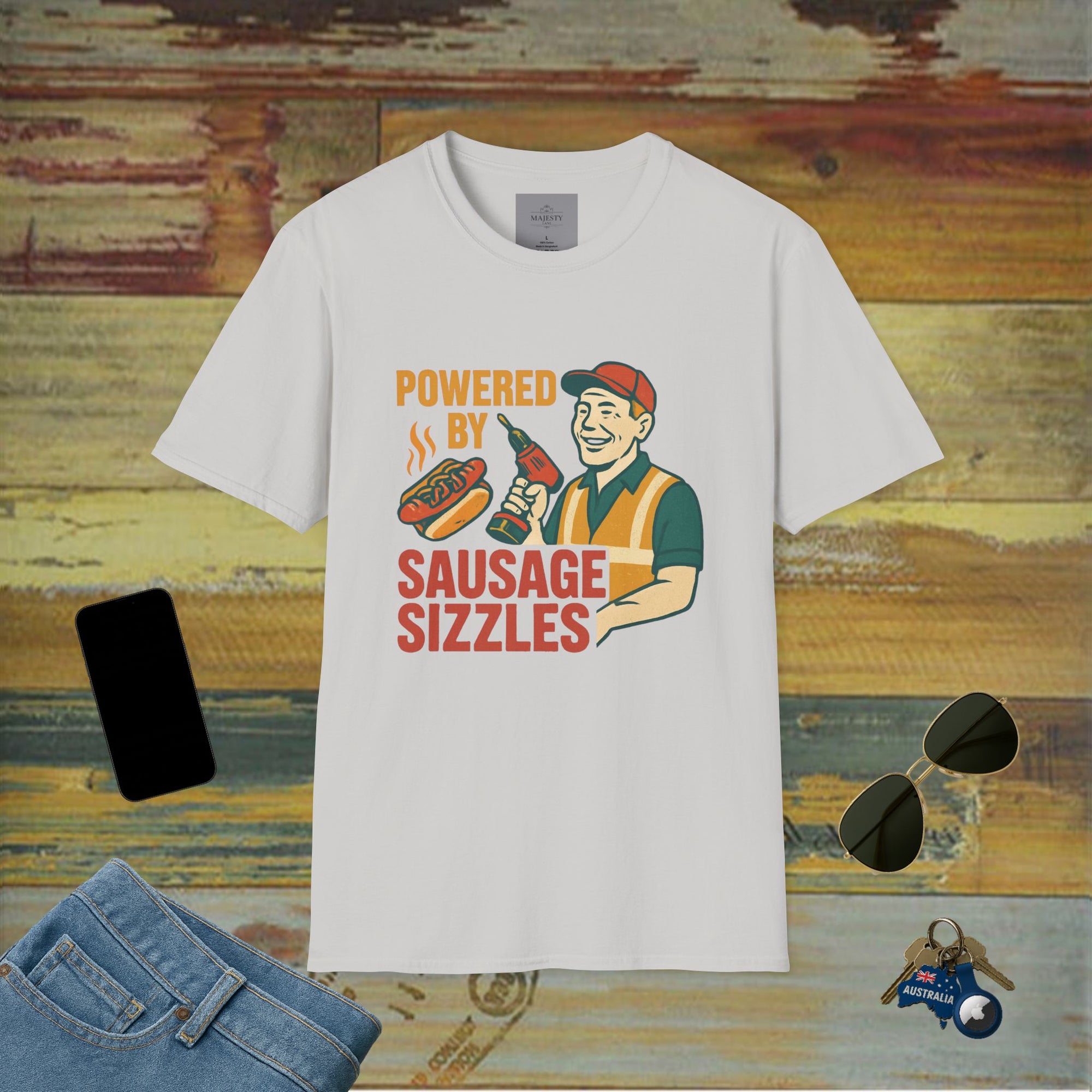 Susage Sizzles Dad T-Shirt, Softstyle Tee