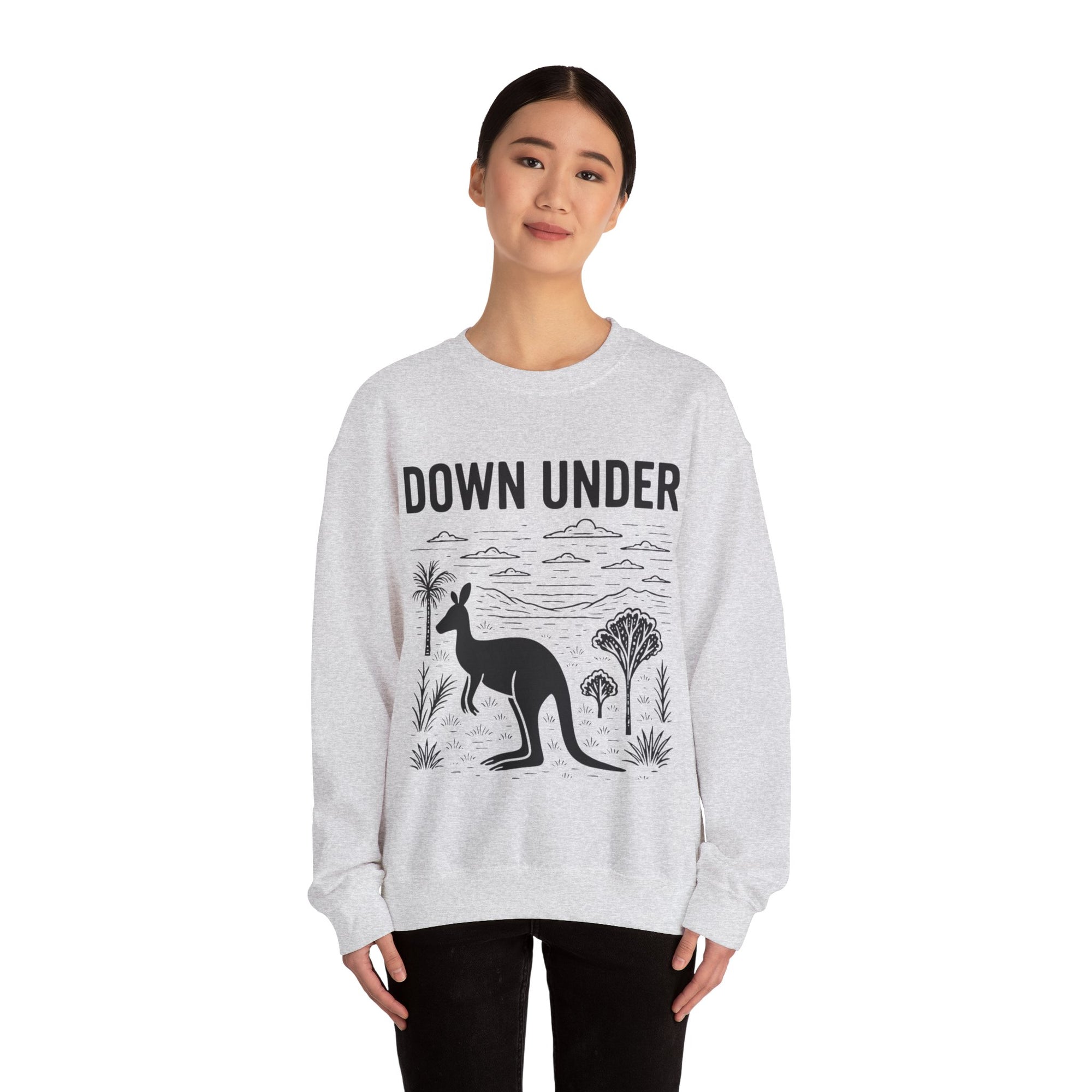 Down Under Unisex Crewneck Sweatshirt | Cozy Gift for Travelers, Fashion Lovers, Tasmania Souvenir, Comfortable Sweatshirt, [...]
