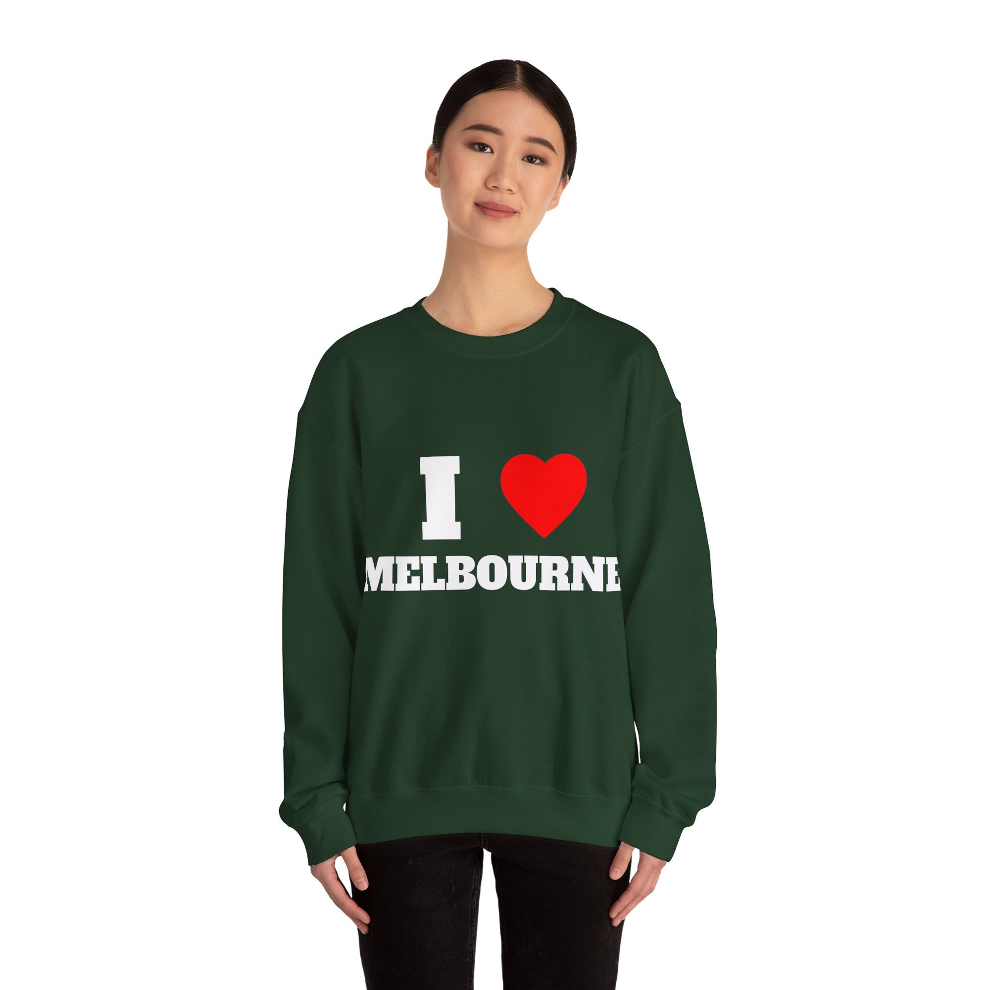 I Love Melbourne Unisex Crewneck Sweatshirt | Cozy Gift for Travelers, Fashion Lovers, Tasmania Souvenir, Comfortable Sweatshirt, [...]
