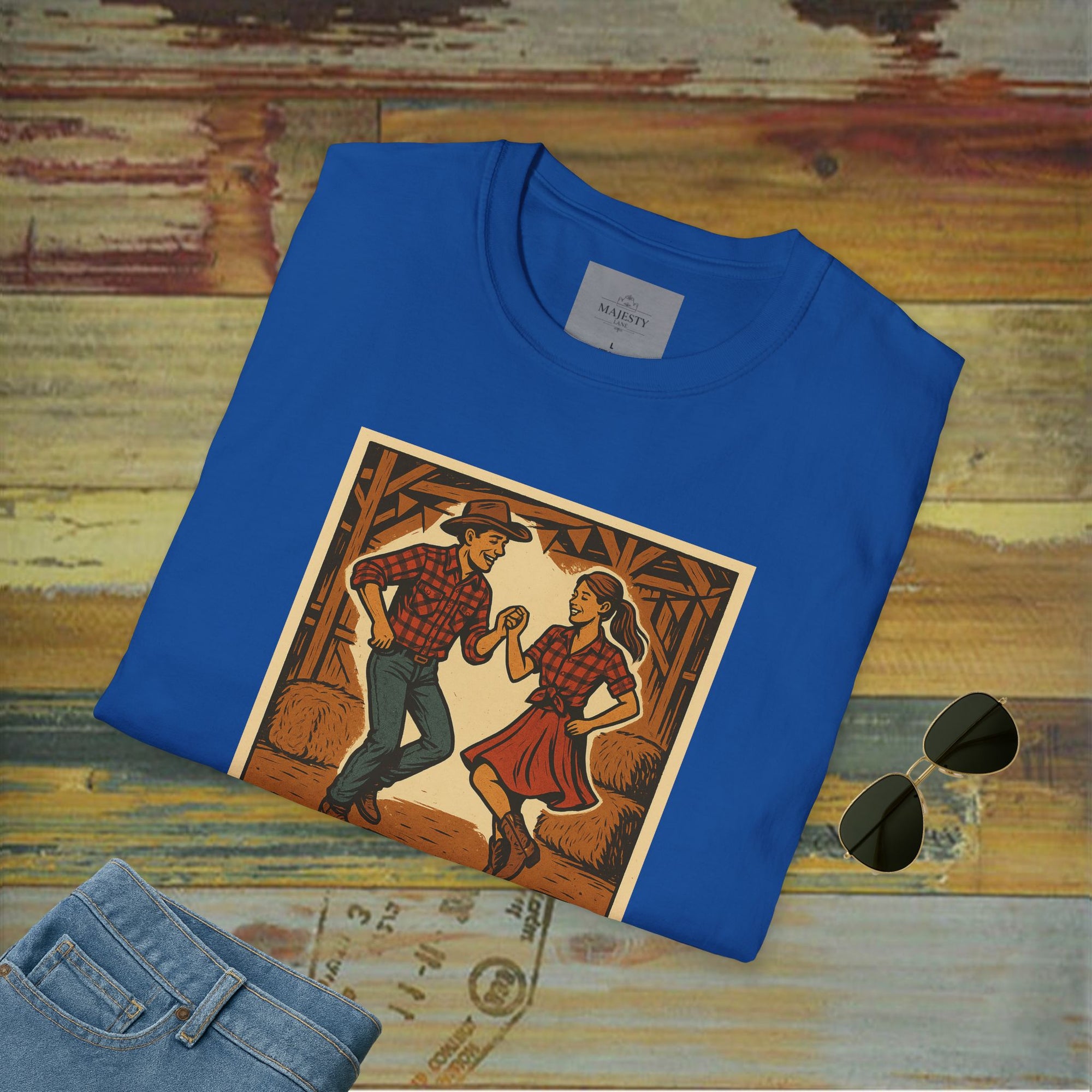 Country's Energy Coming Together Unisex T-Shirt, Softstyle Tee, Inspirational Shirt, Heartfelt Gift