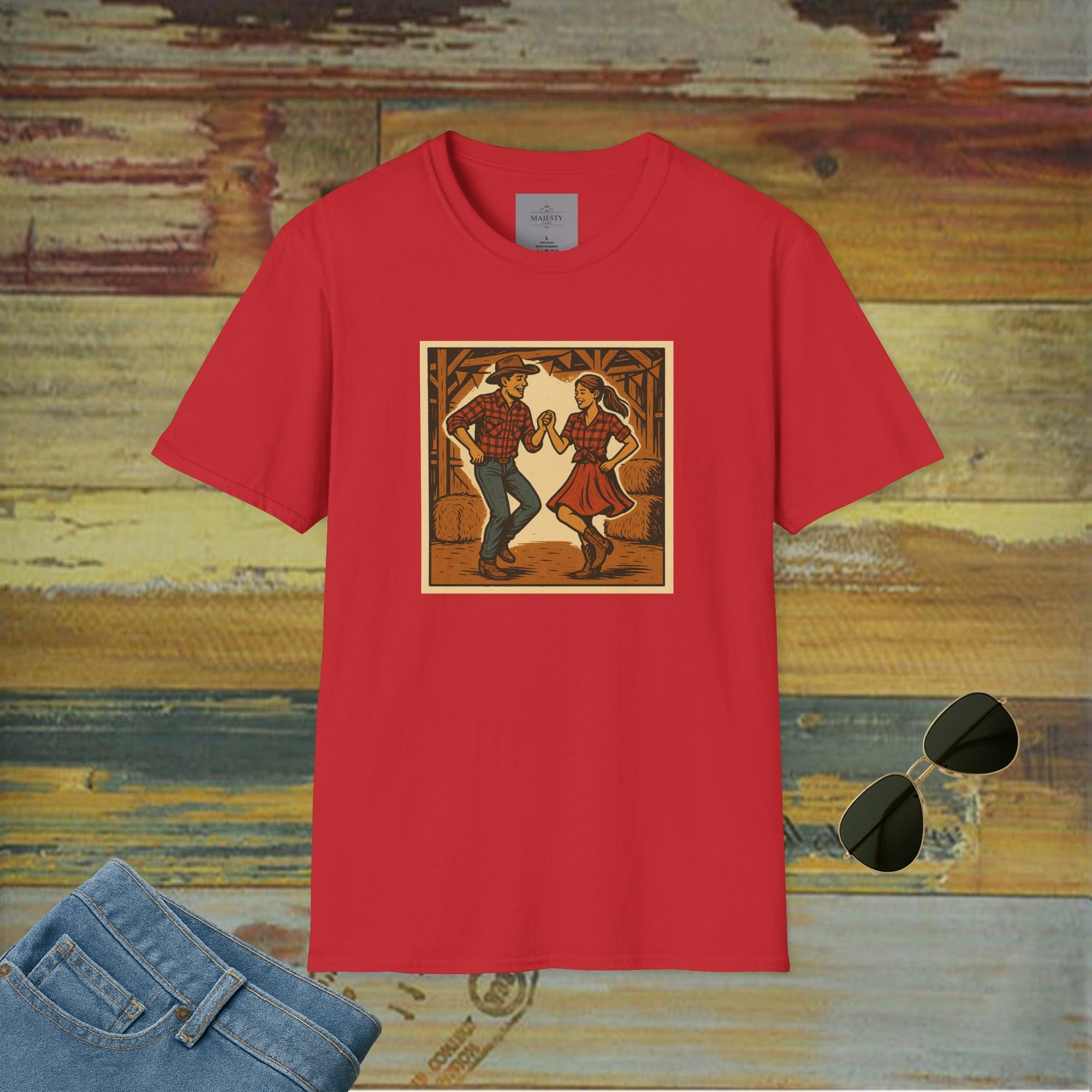 Country's Energy Coming Together Unisex T-Shirt, Softstyle Tee, Inspirational Shirt, Heartfelt Gift