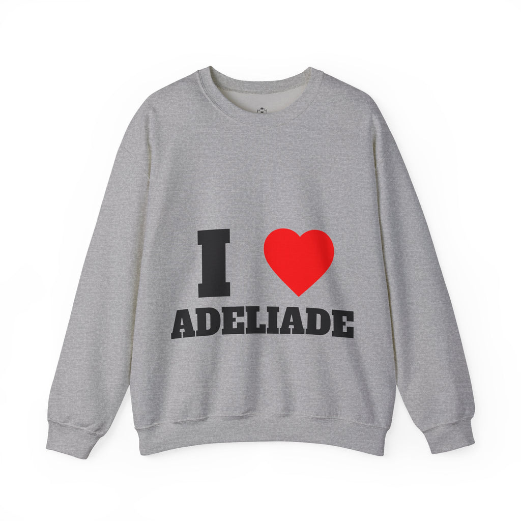 I Love Adeliade Unisex Crewneck Sweatshirt | Cozy Gift for Travelers, Fashion Lovers, Tasmania Souvenir, Comfortable Sweatshirt, [...]