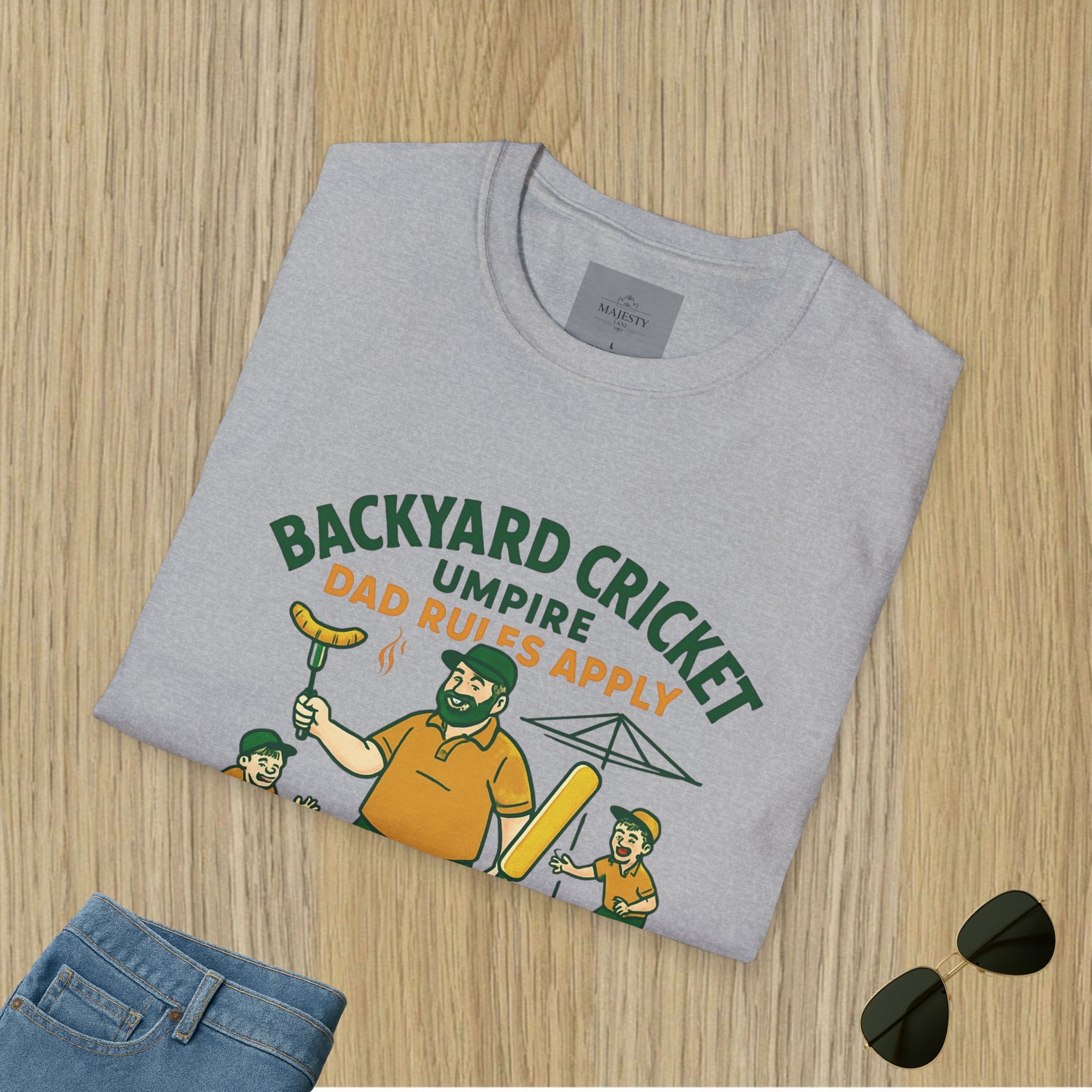 Backyard Cricket Dad Can't Fix T-Shirt, Softstyle Tee