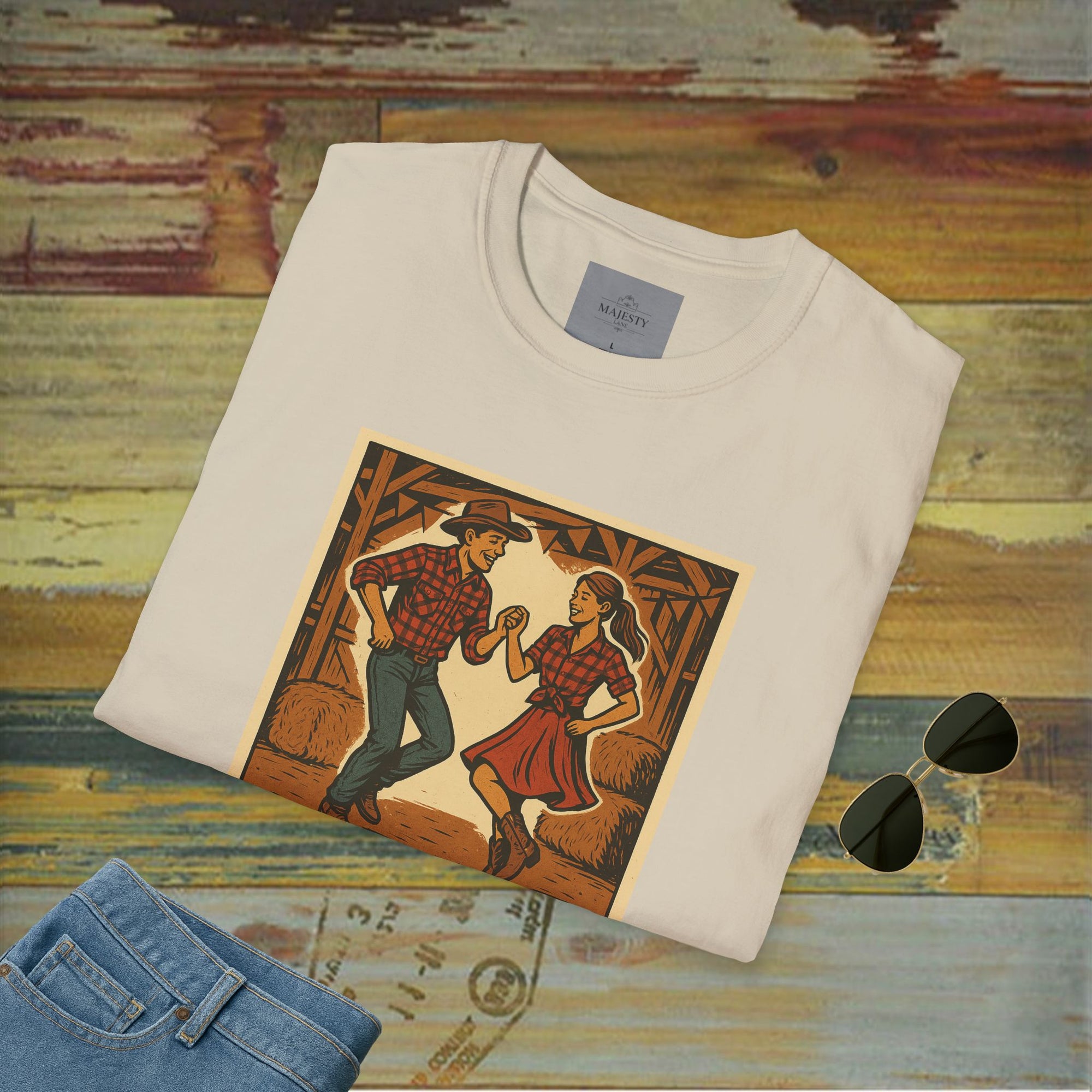 Country's Energy Coming Together Unisex T-Shirt, Softstyle Tee, Inspirational Shirt, Heartfelt Gift