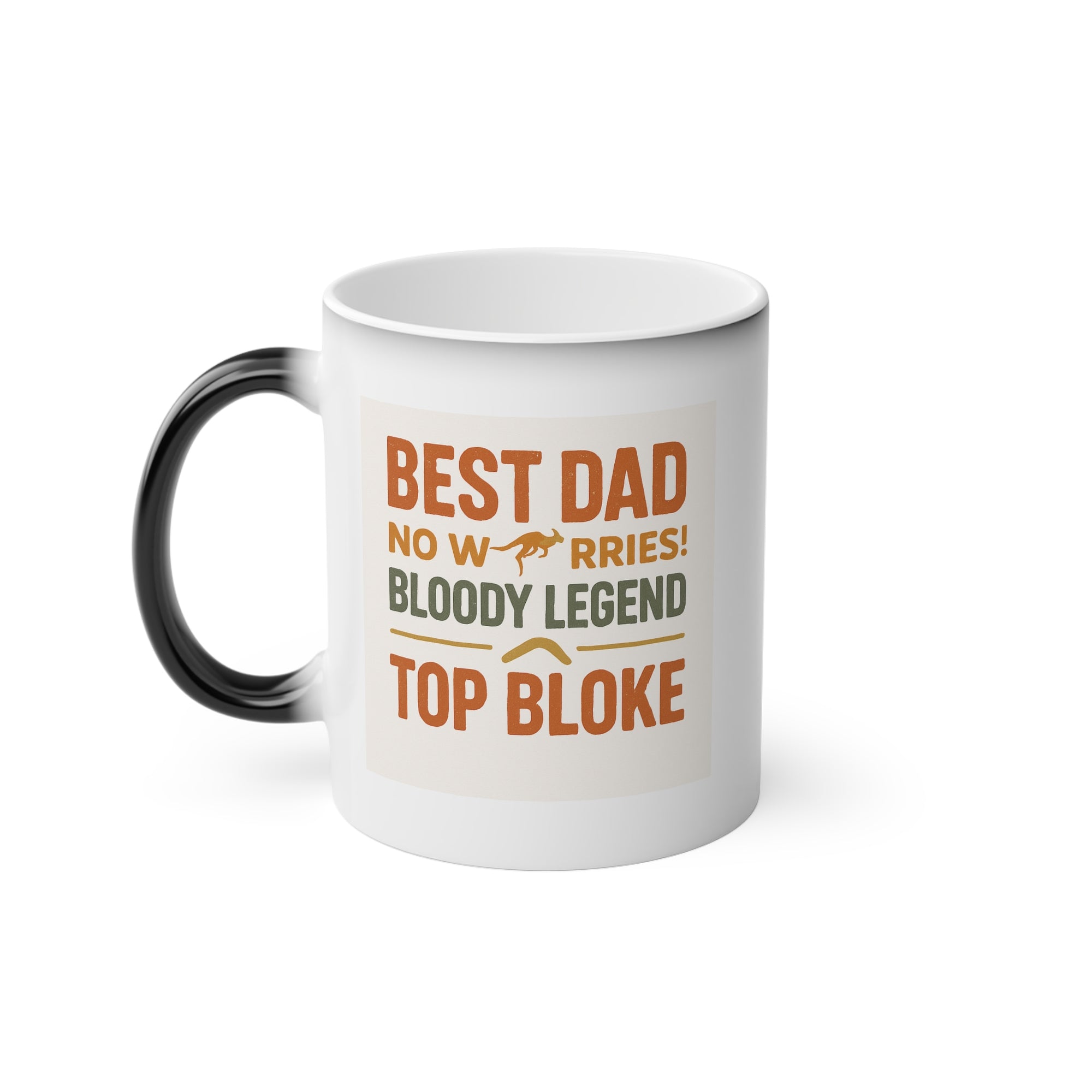 Aussie Slang Dad Father's Day Magic Mug