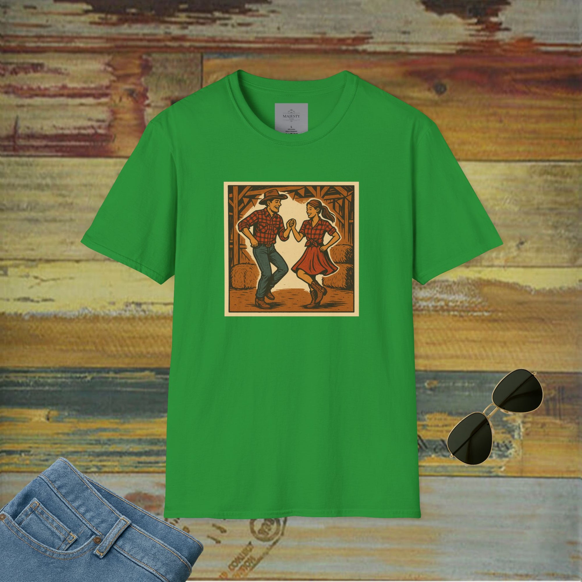 Country's Energy Coming Together Unisex T-Shirt, Softstyle Tee, Inspirational Shirt, Heartfelt Gift