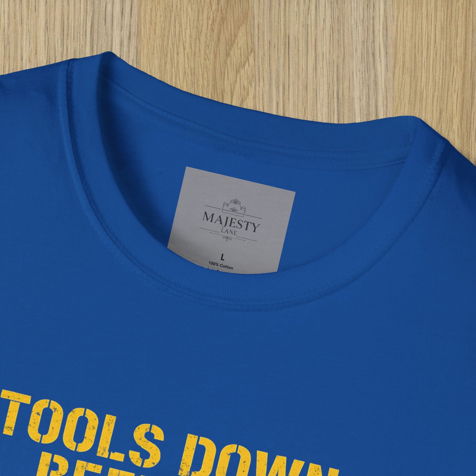 Tools Down Beer Up Dad T-Shirt, Softstyle Tee