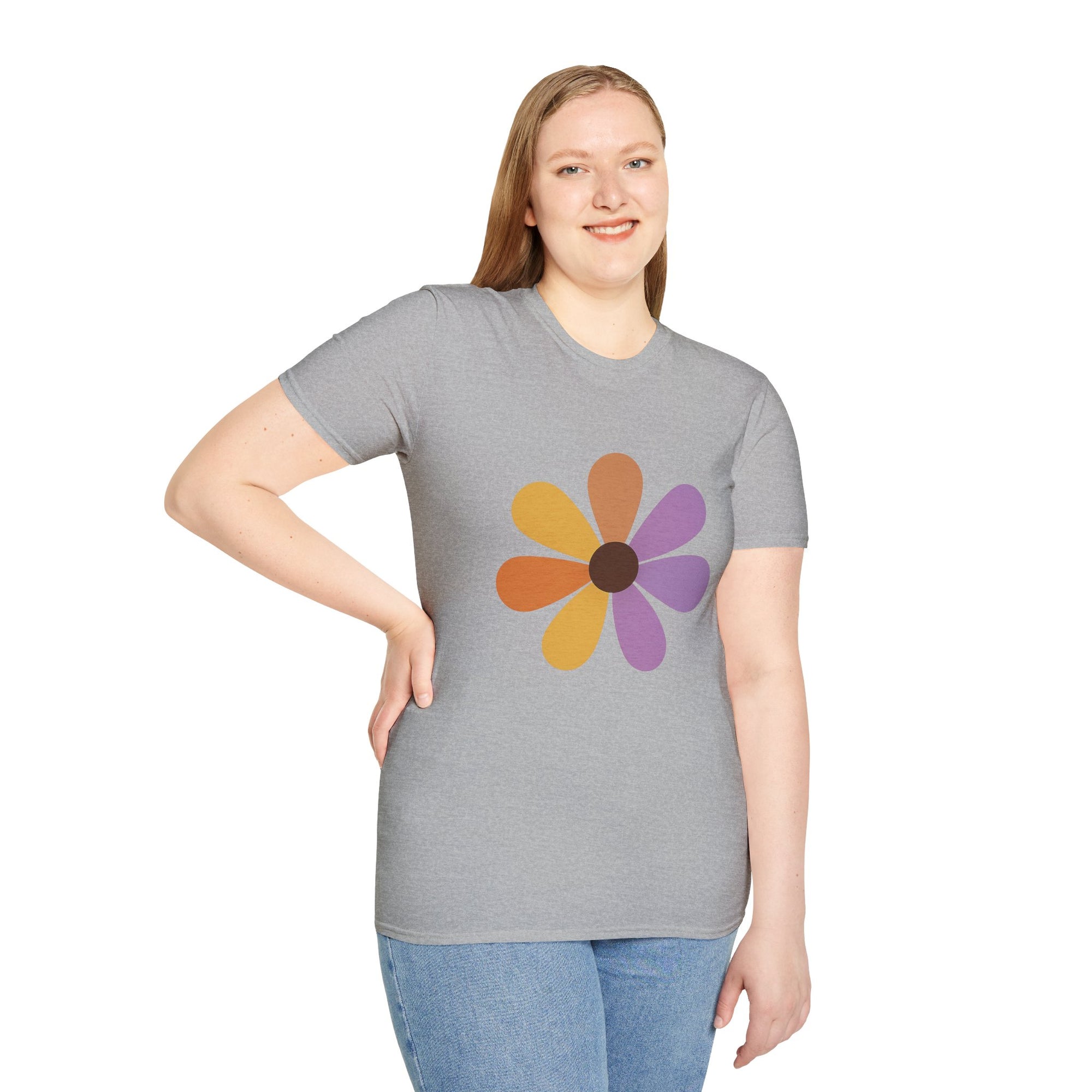 Blooming Flower Unisex T-Shirt, Softstyle Tee, Inspirational Shirt, Heartfelt Gift