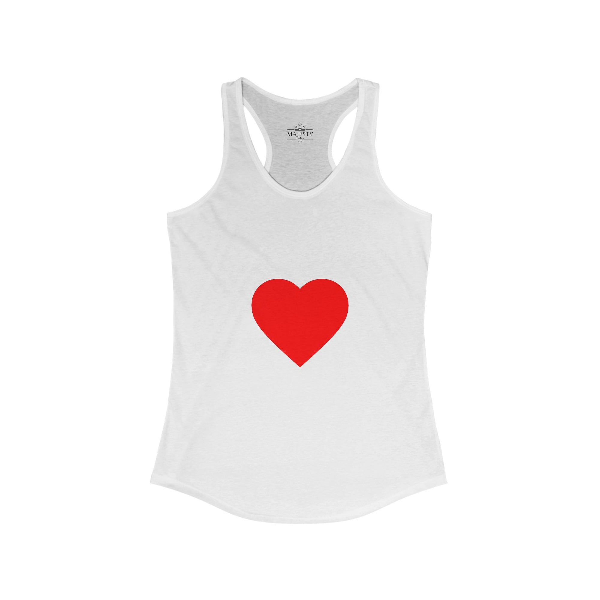Love Racerback Tank, Bohemian Style Top, Summer Attire, Casual Wear, Gift for Her, Festival Clothing