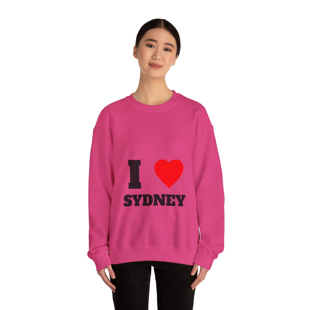 I Love Sydney Unisex Crewneck Sweatshirt | Cozy Gift for Travelers, Fashion Lovers, Tasmania Souvenir, Comfortable Sweatshirt, [...]