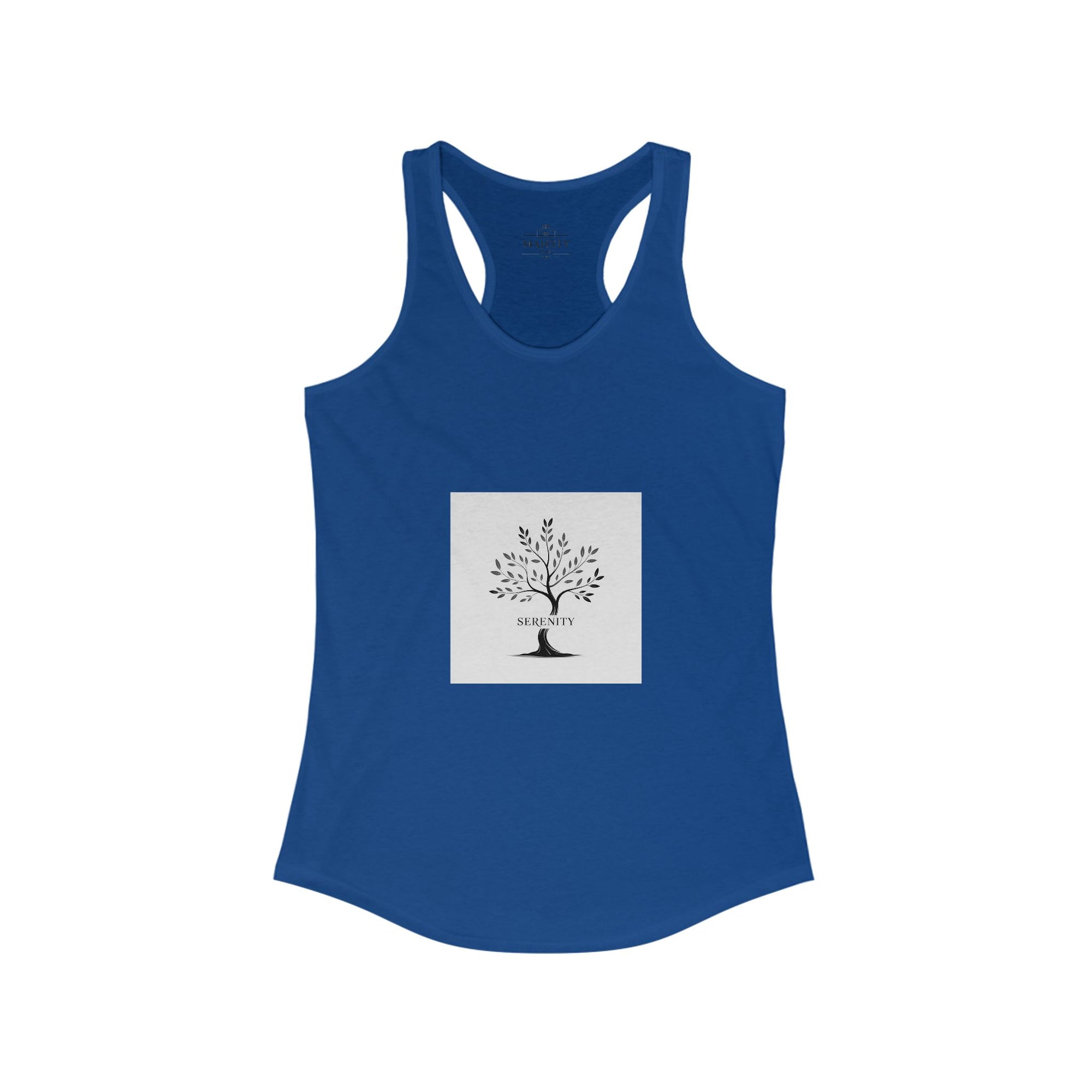 Serenity Racerback Tank, Bohemian Style Top, Summer Attire, Casual Wear, Gift for Her, Festival Clothing