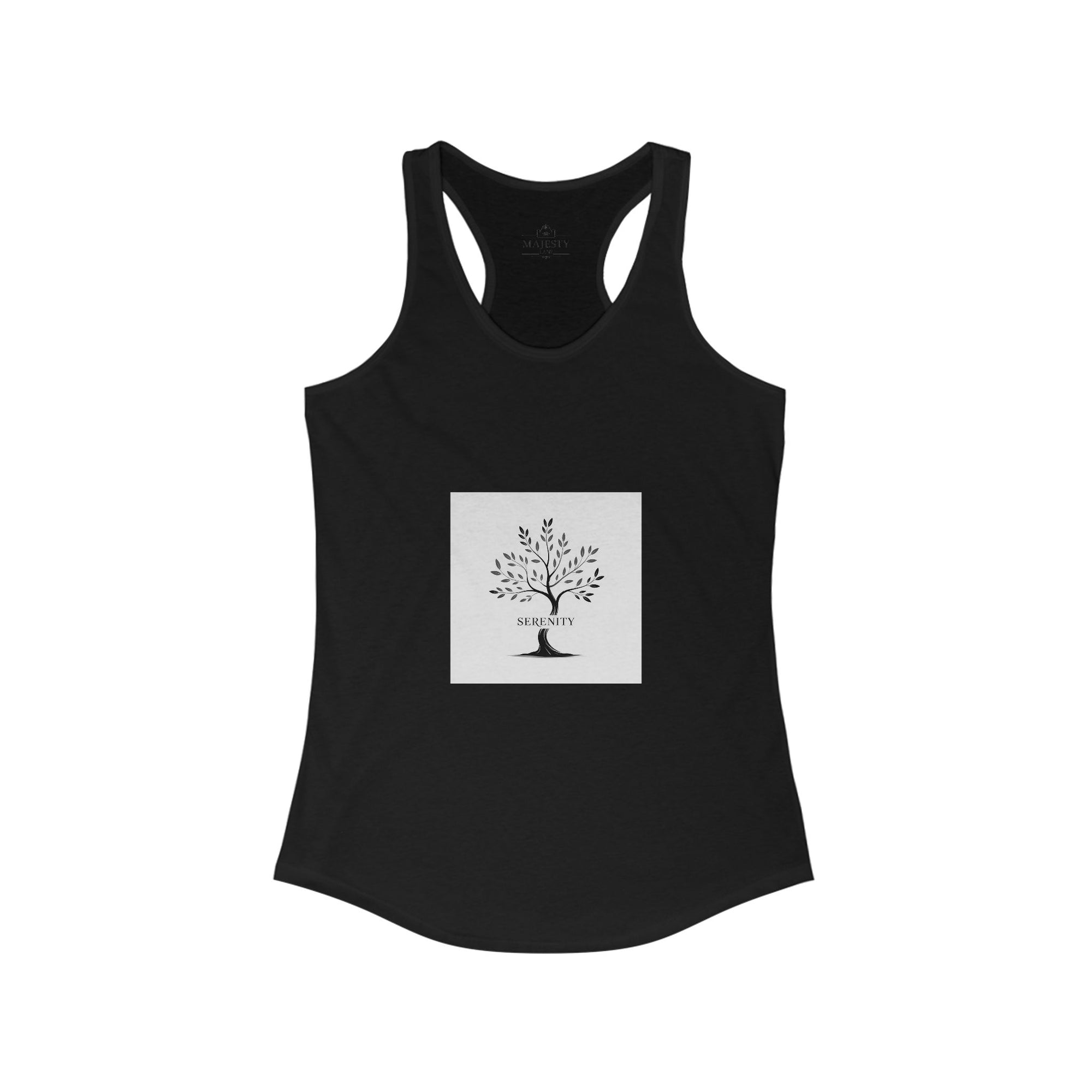 Serenity Racerback Tank, Bohemian Style Top, Summer Attire, Casual Wear, Gift for Her, Festival Clothing