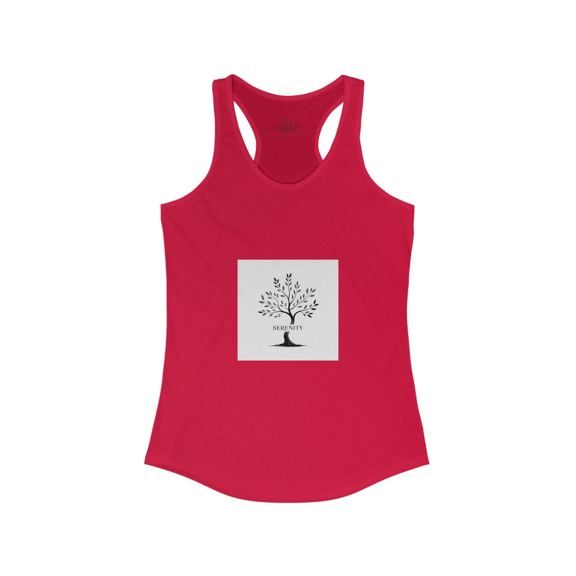 Serenity Racerback Tank, Bohemian Style Top, Summer Attire, Casual Wear, Gift for Her, Festival Clothing