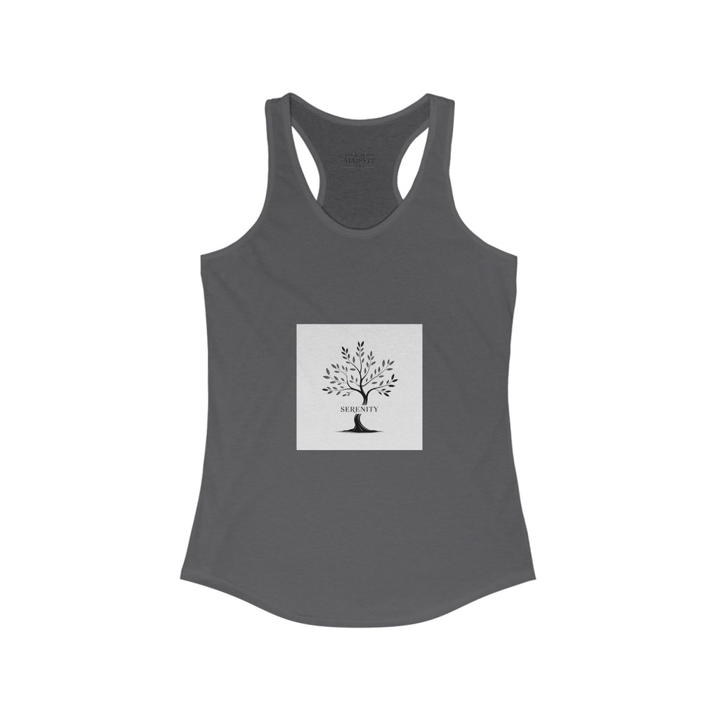 Serenity Racerback Tank, Bohemian Style Top, Summer Attire, Casual Wear, Gift for Her, Festival Clothing