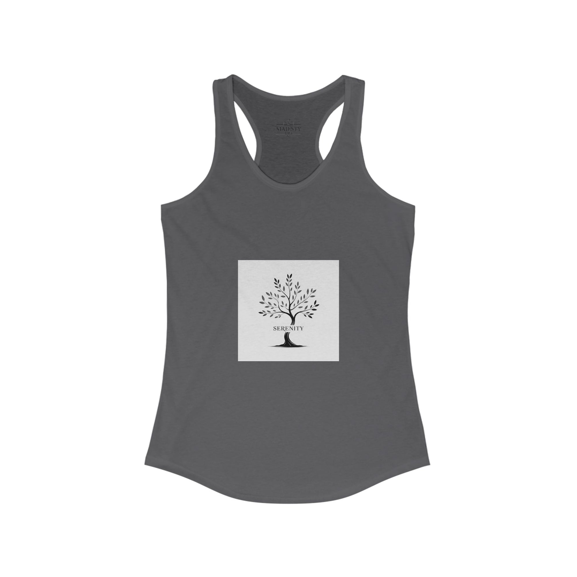 Serenity Racerback Tank, Bohemian Style Top, Summer Attire, Casual Wear, Gift for Her, Festival Clothing