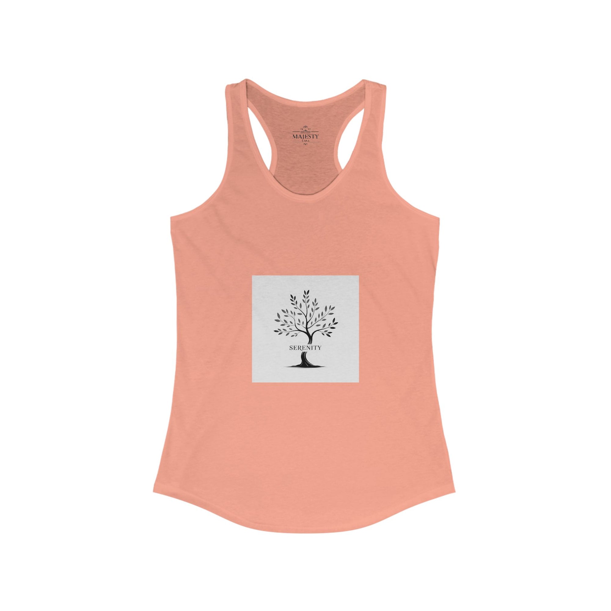 Serenity Racerback Tank, Bohemian Style Top, Summer Attire, Casual Wear, Gift for Her, Festival Clothing