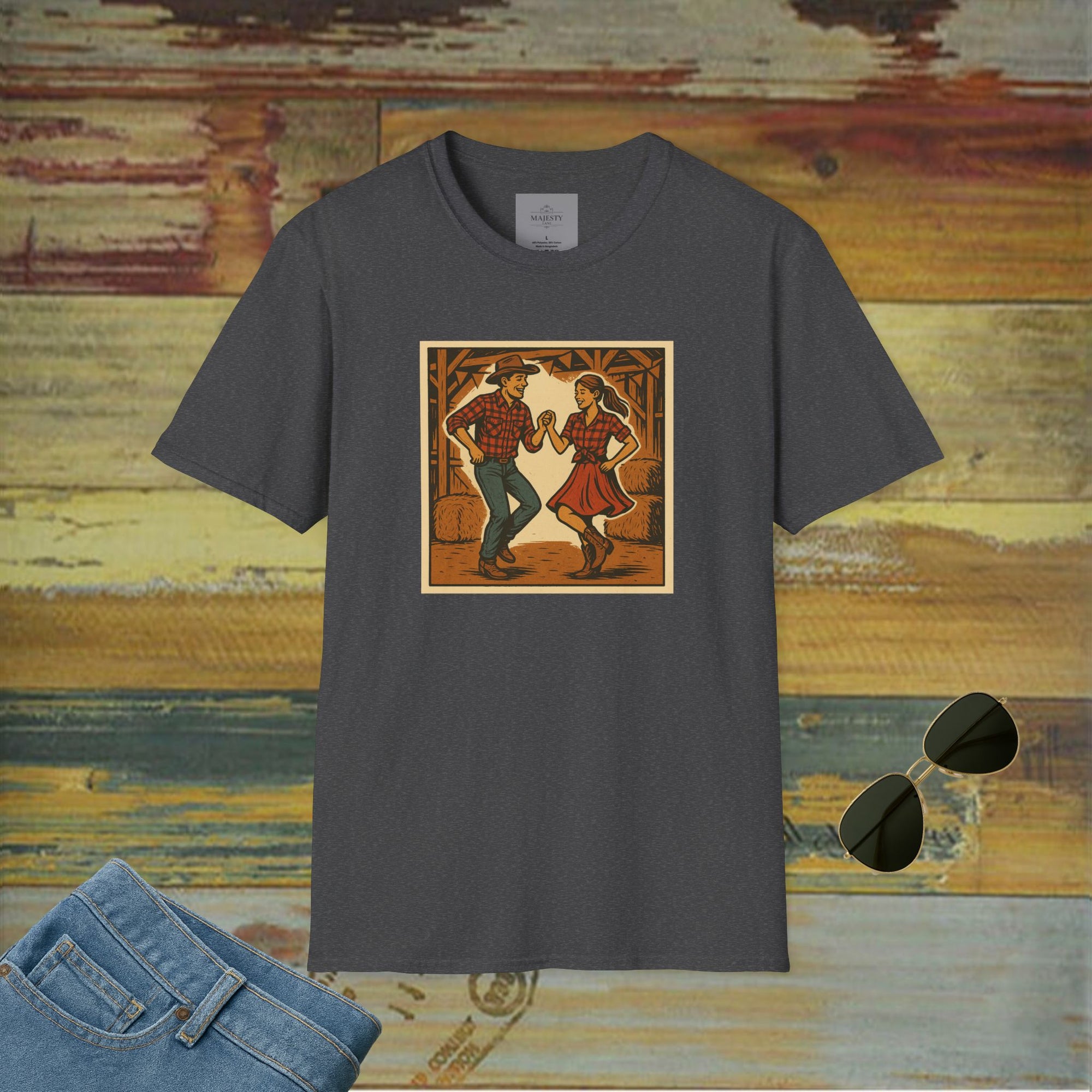 Country's Energy Coming Together Unisex T-Shirt, Softstyle Tee, Inspirational Shirt, Heartfelt Gift